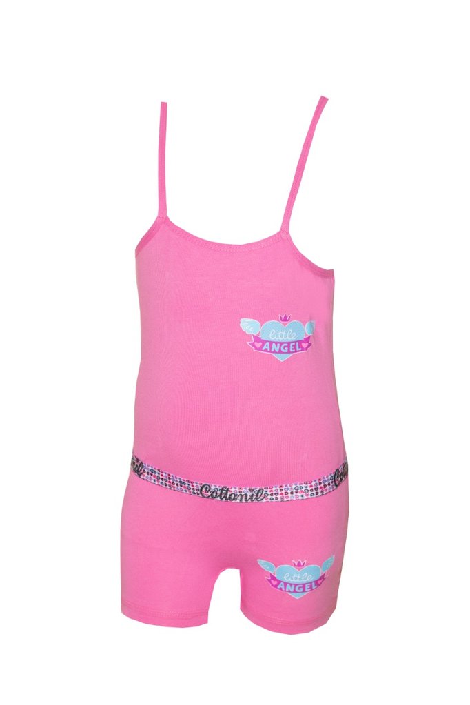 Cottonil Girls Heart Top Hot Short Set