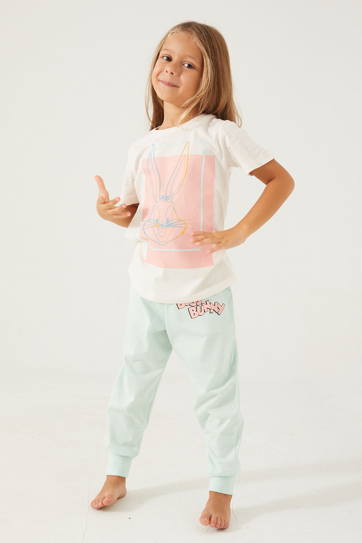 LooneyTunes Girls Pajamas Set Melange Supreme
