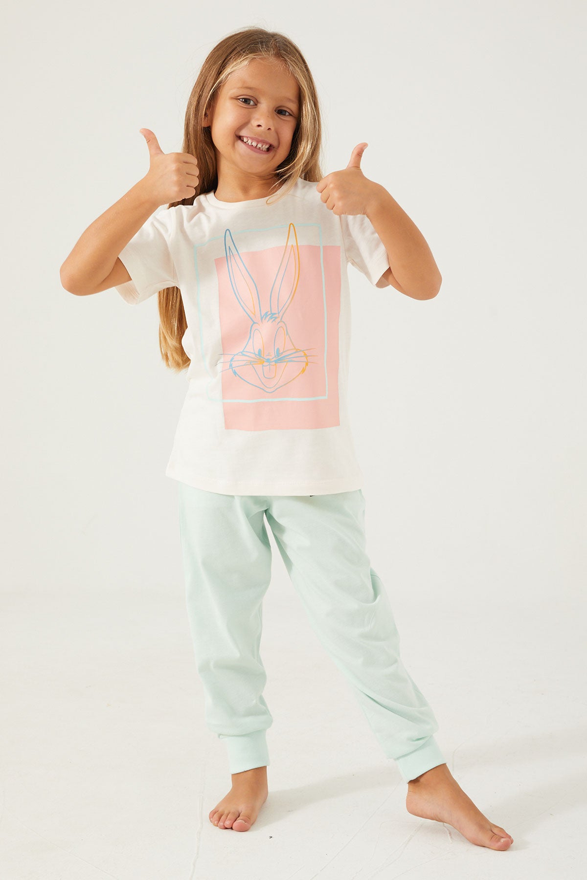 LooneyTunes Girls Pajamas Set Melange Supreme