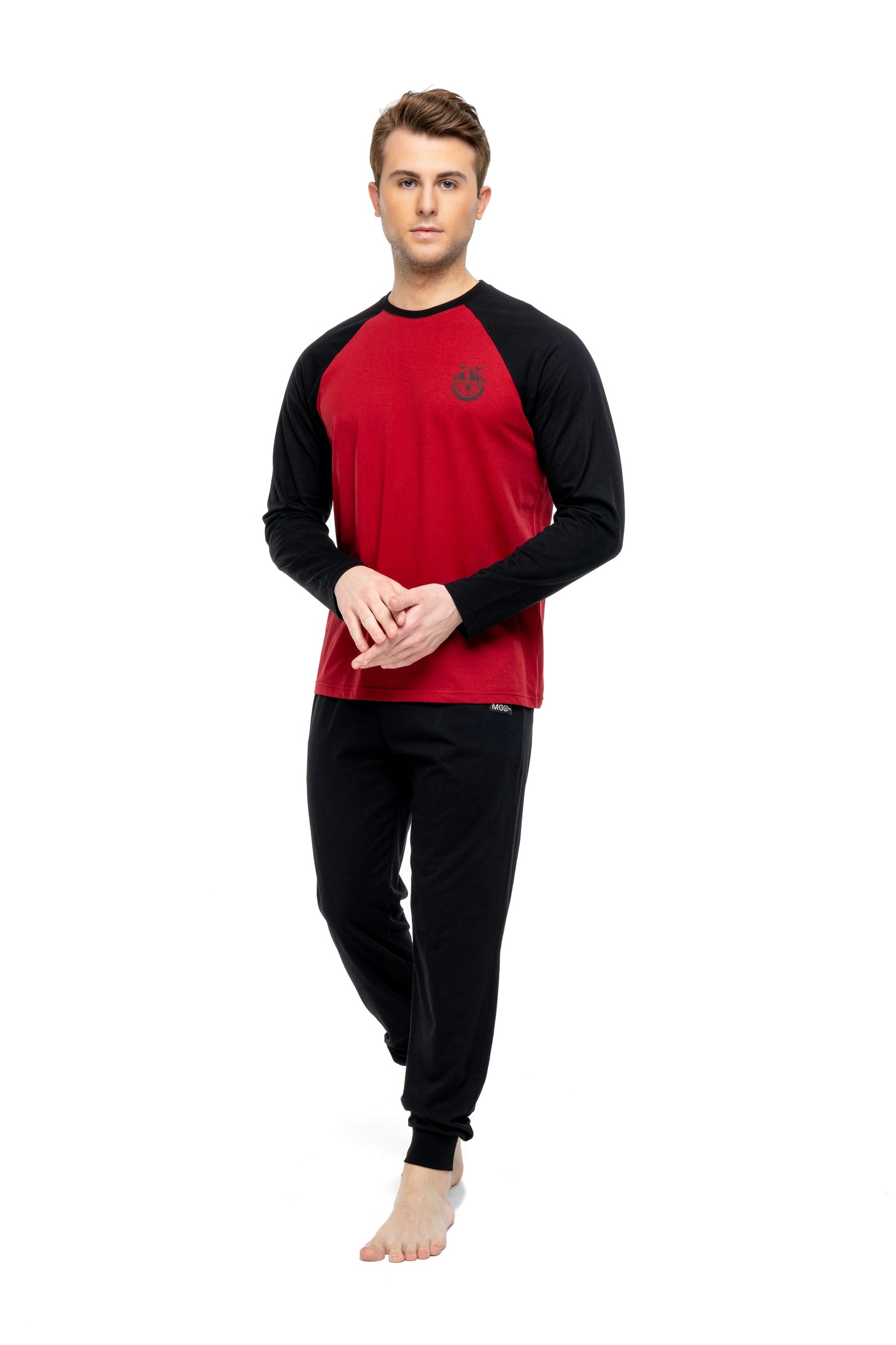 MOD Men Round Neck Pajama Set