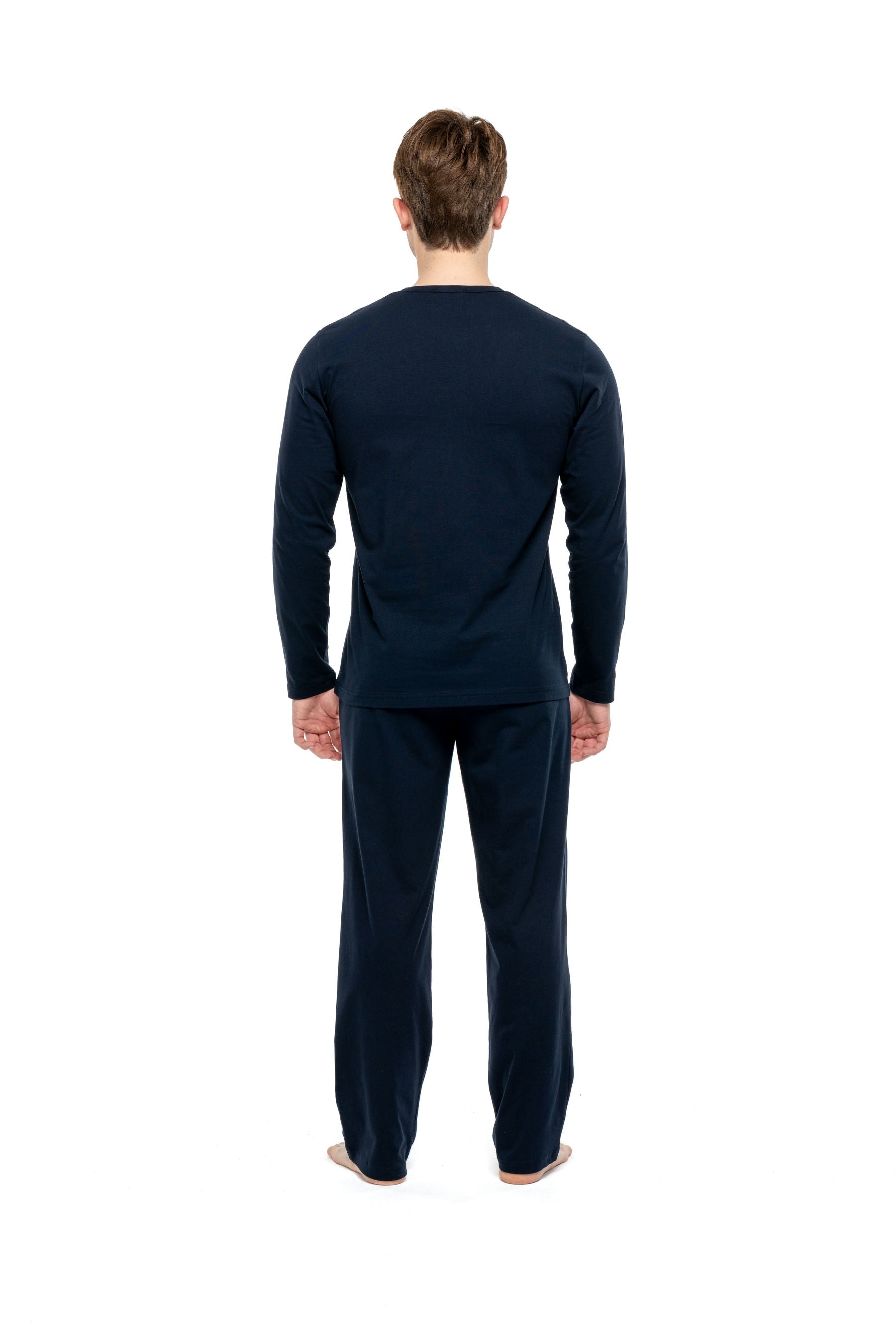 MOD Men Button Placket Pajama Set