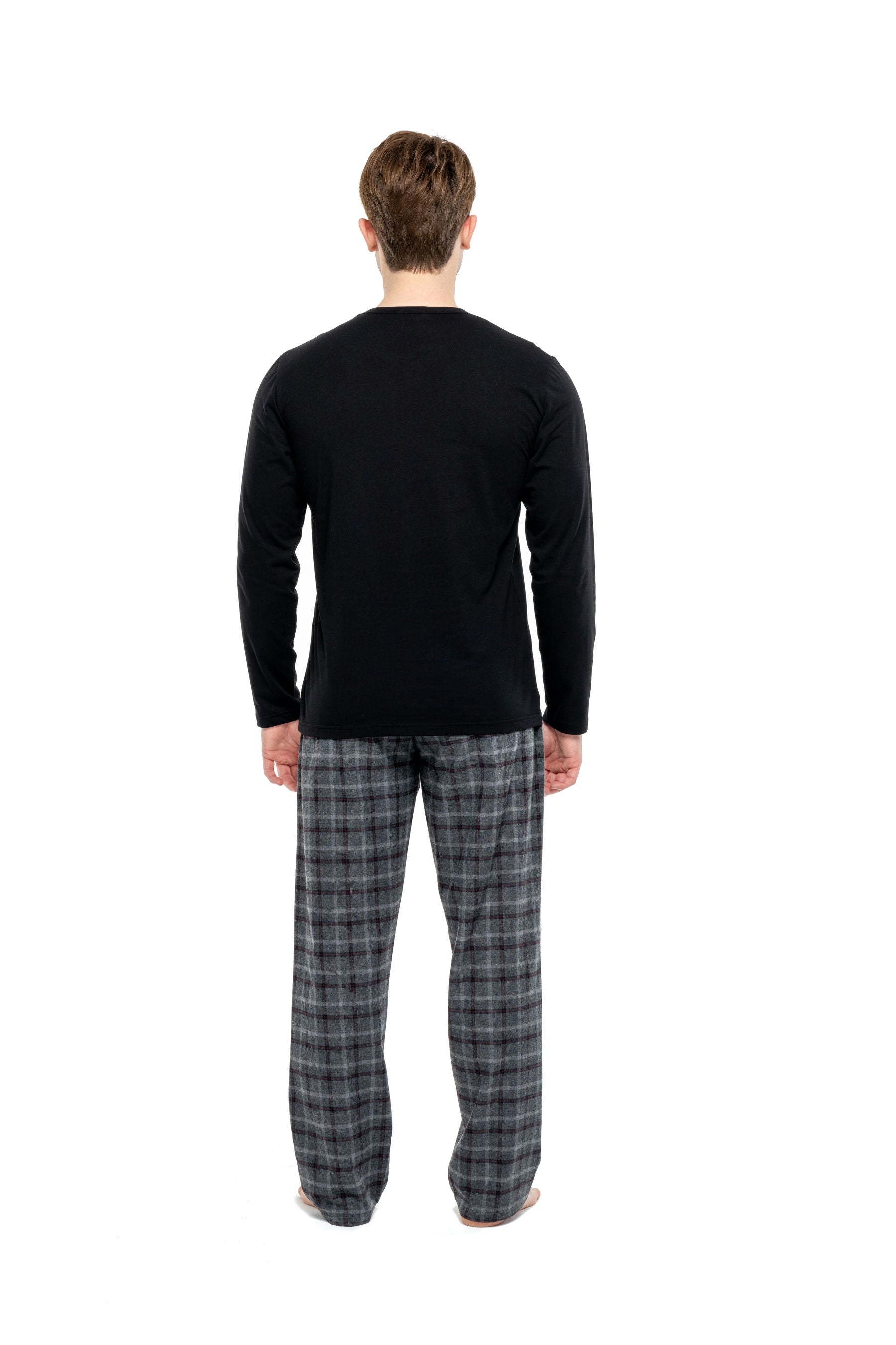 MOD Men Button Placket Pajama Set