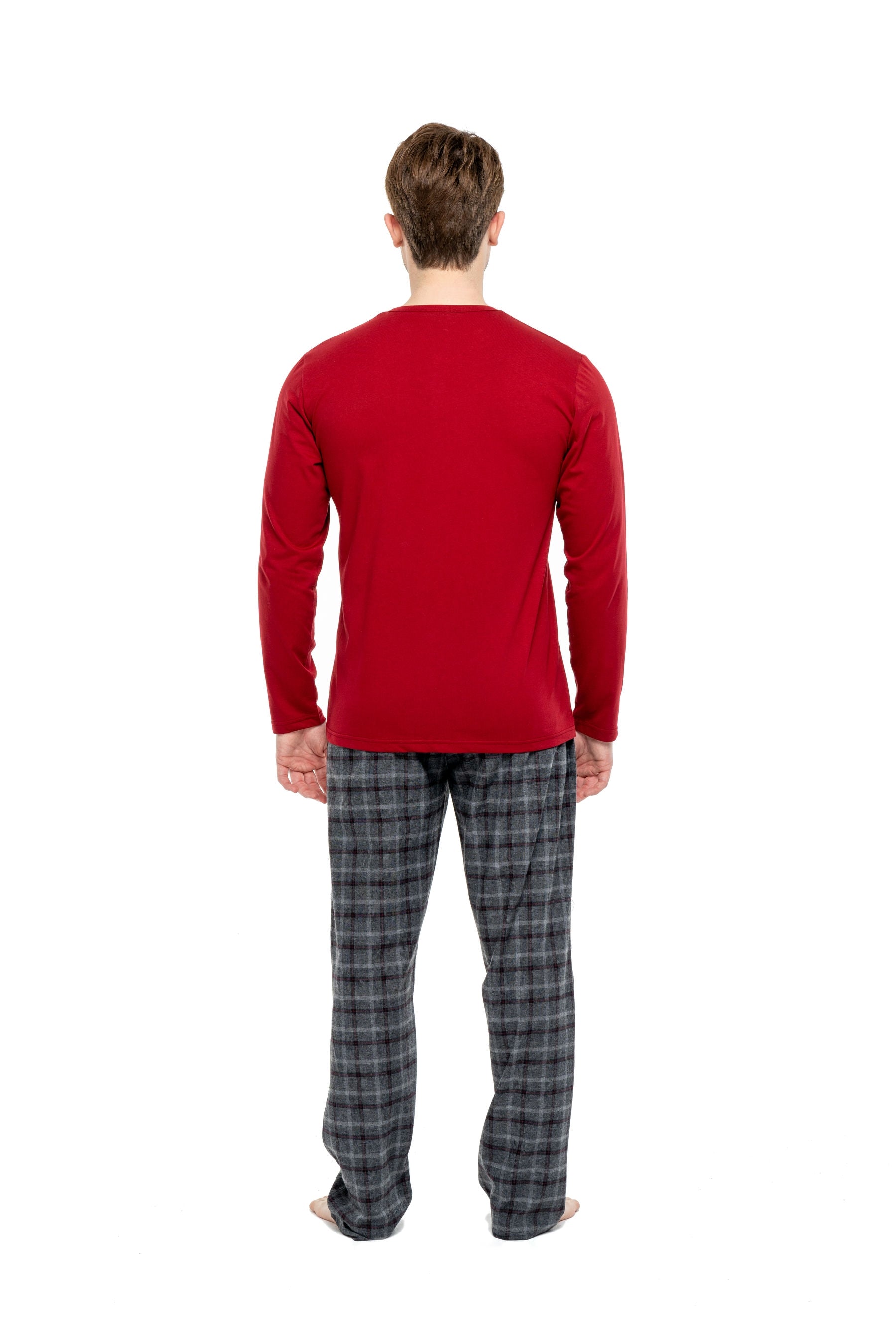 MOD Men Button Placket Pajama Set