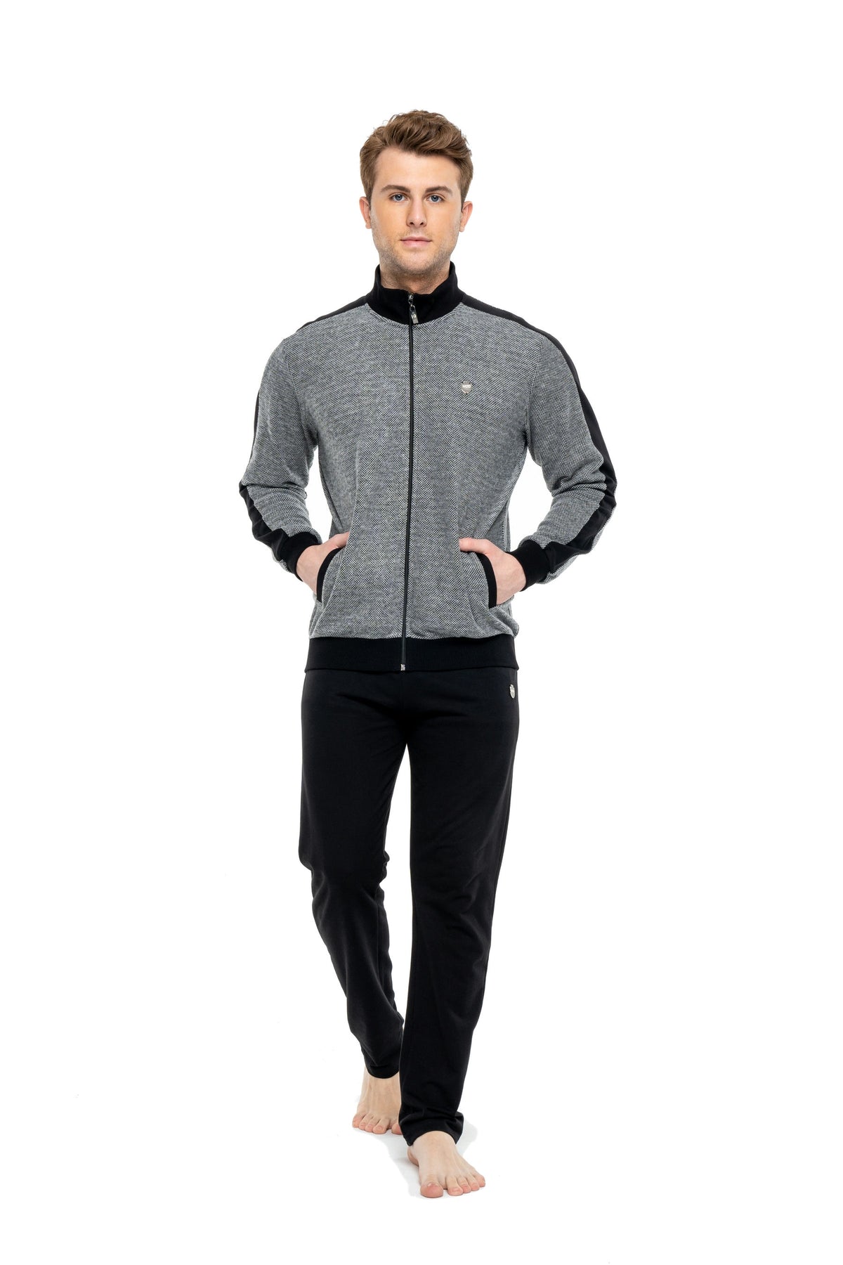 MOD Men Zipped Sweatsuit Set