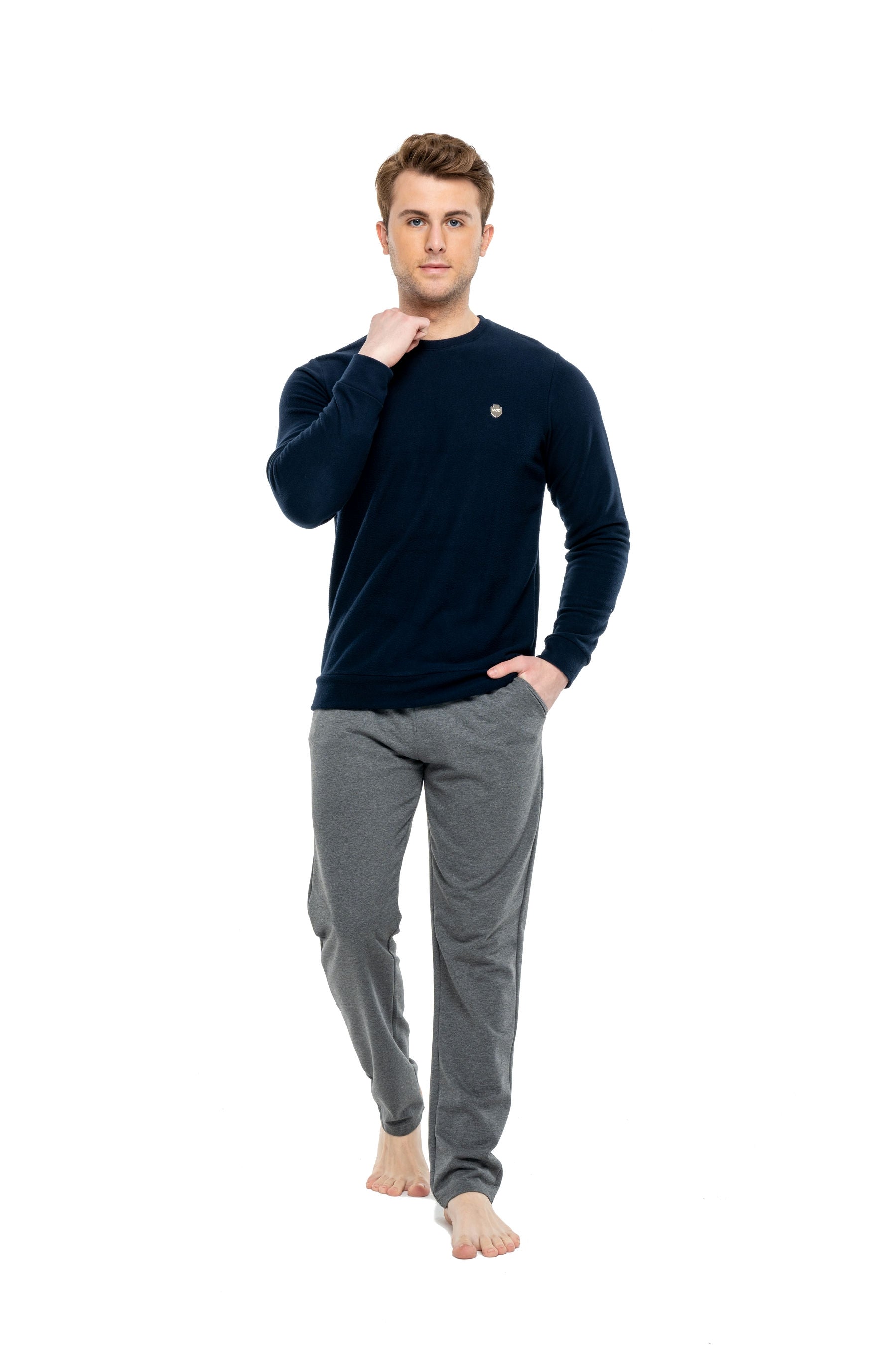 MOD Men Round Neck Sweatsuit Set