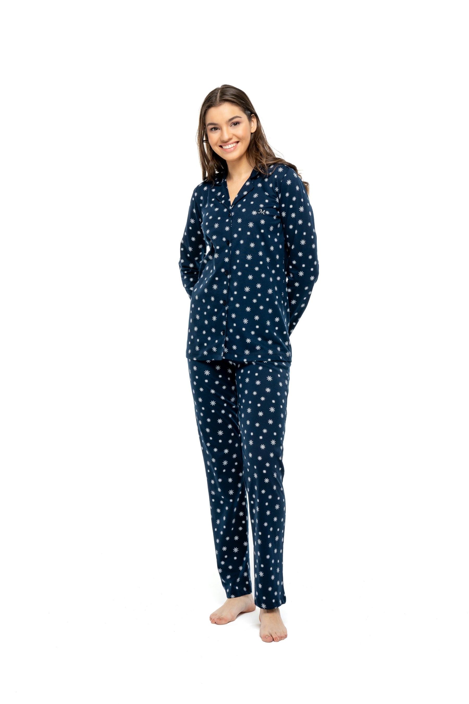 MOD Women Button Up Pajama Set