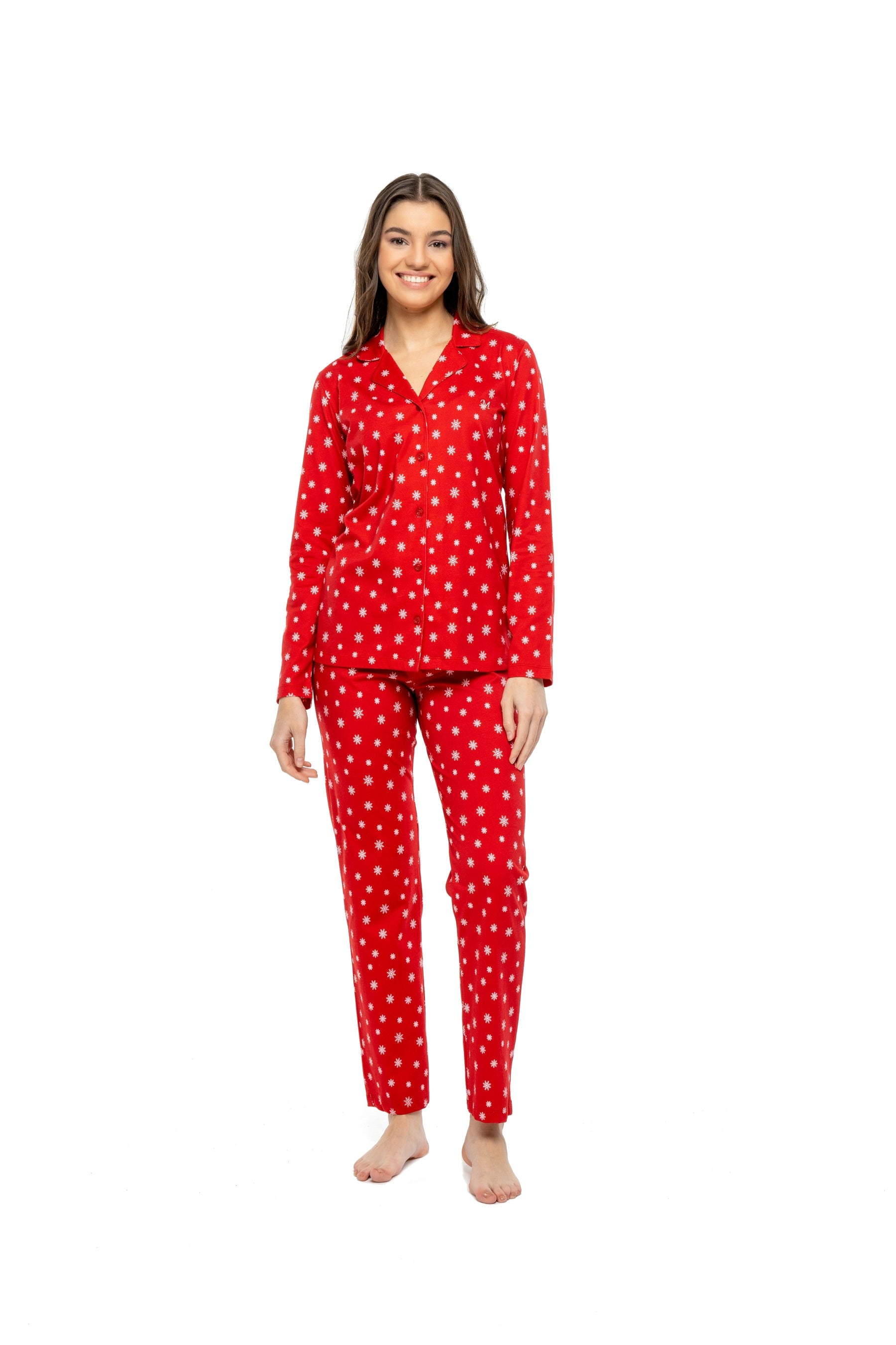 MOD Women Button Up Pajama Set