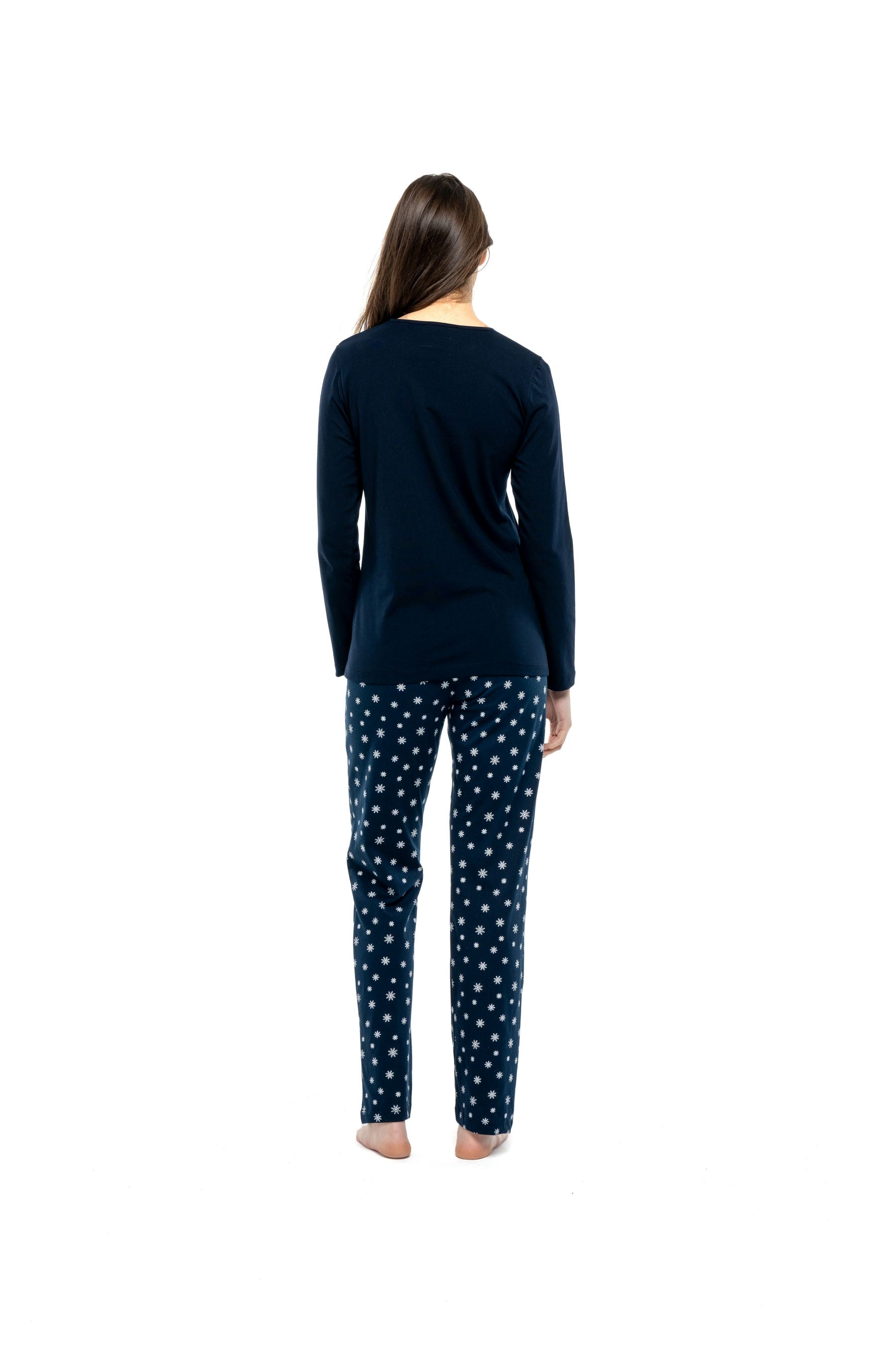 MOD Women Round Neck Pajama Set