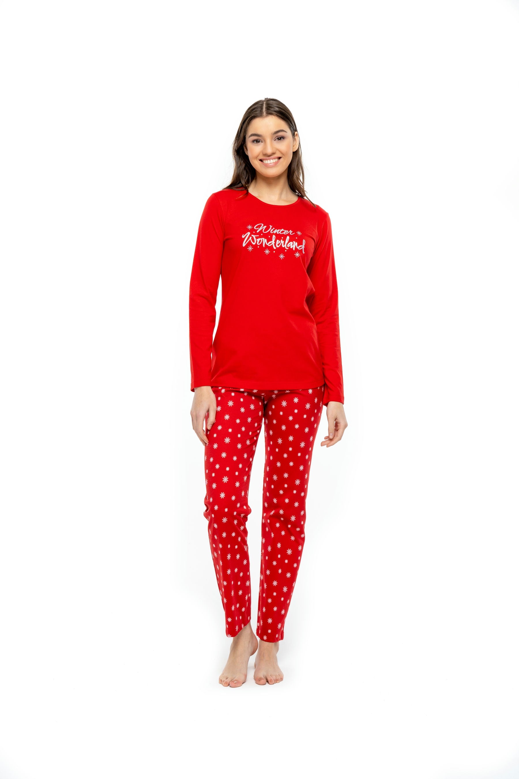MOD Women Round Neck Pajama Set