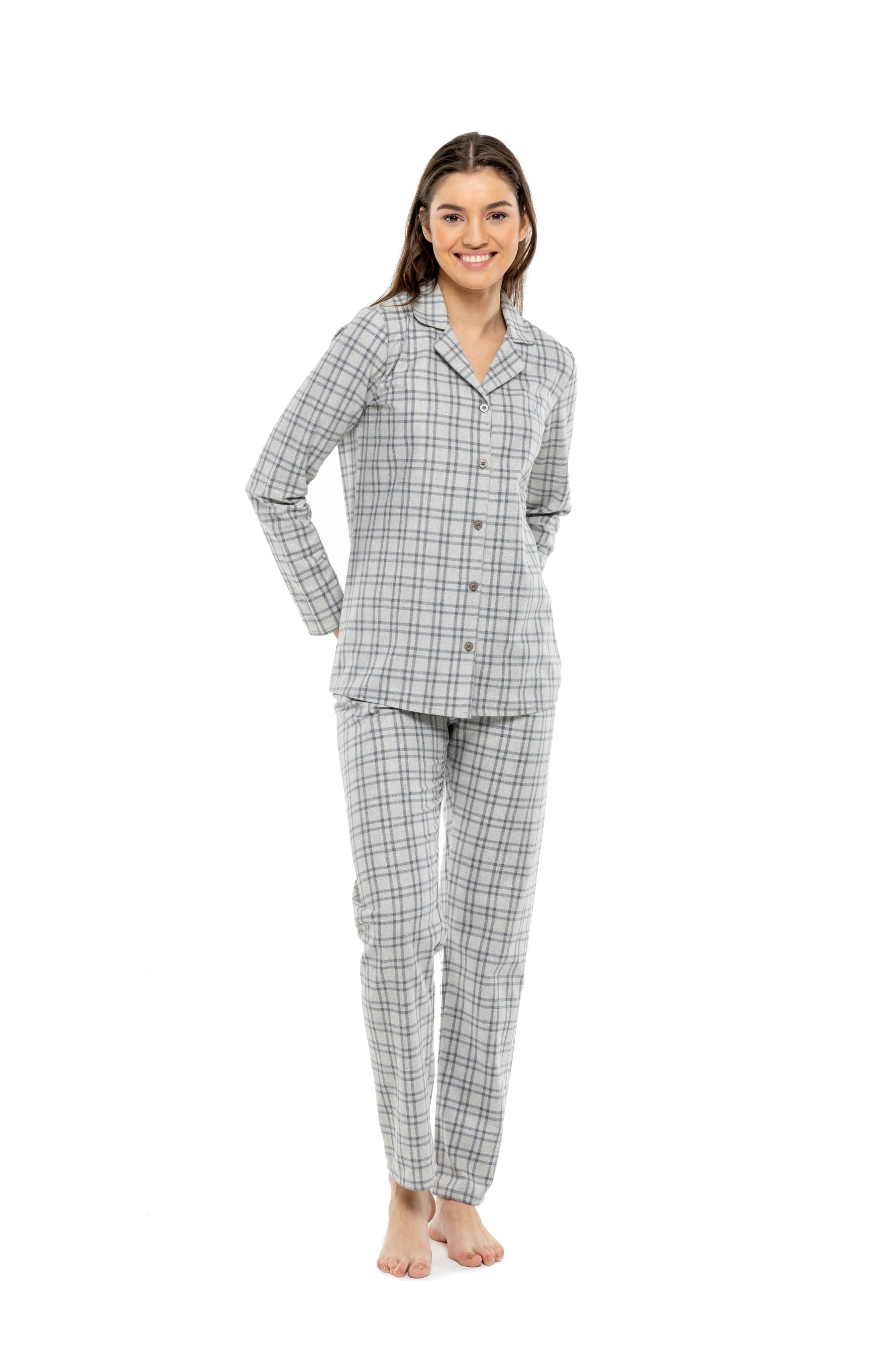 MOD Women Button Up Pajama Set