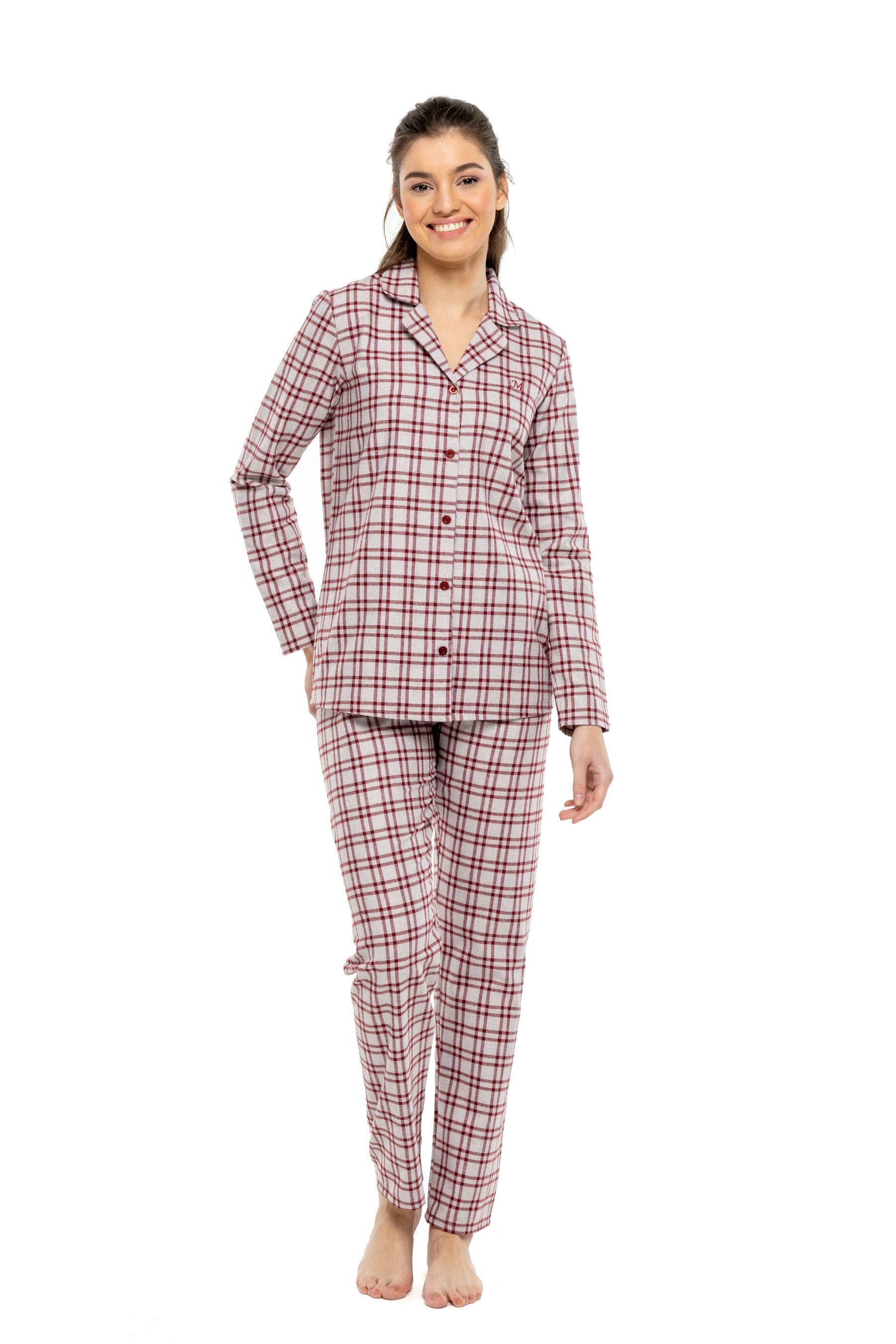 MOD Women Button Up Pajama Set