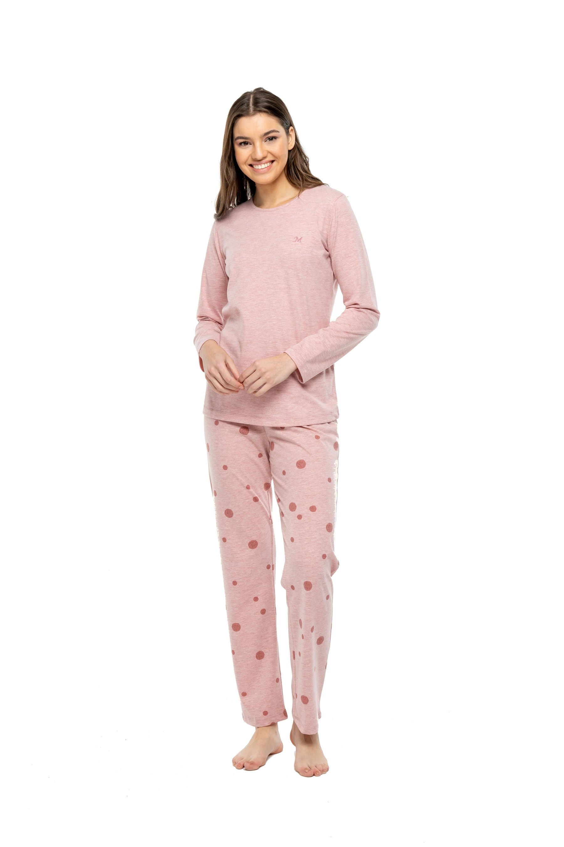 MOD Women Round Neck Pajama Set