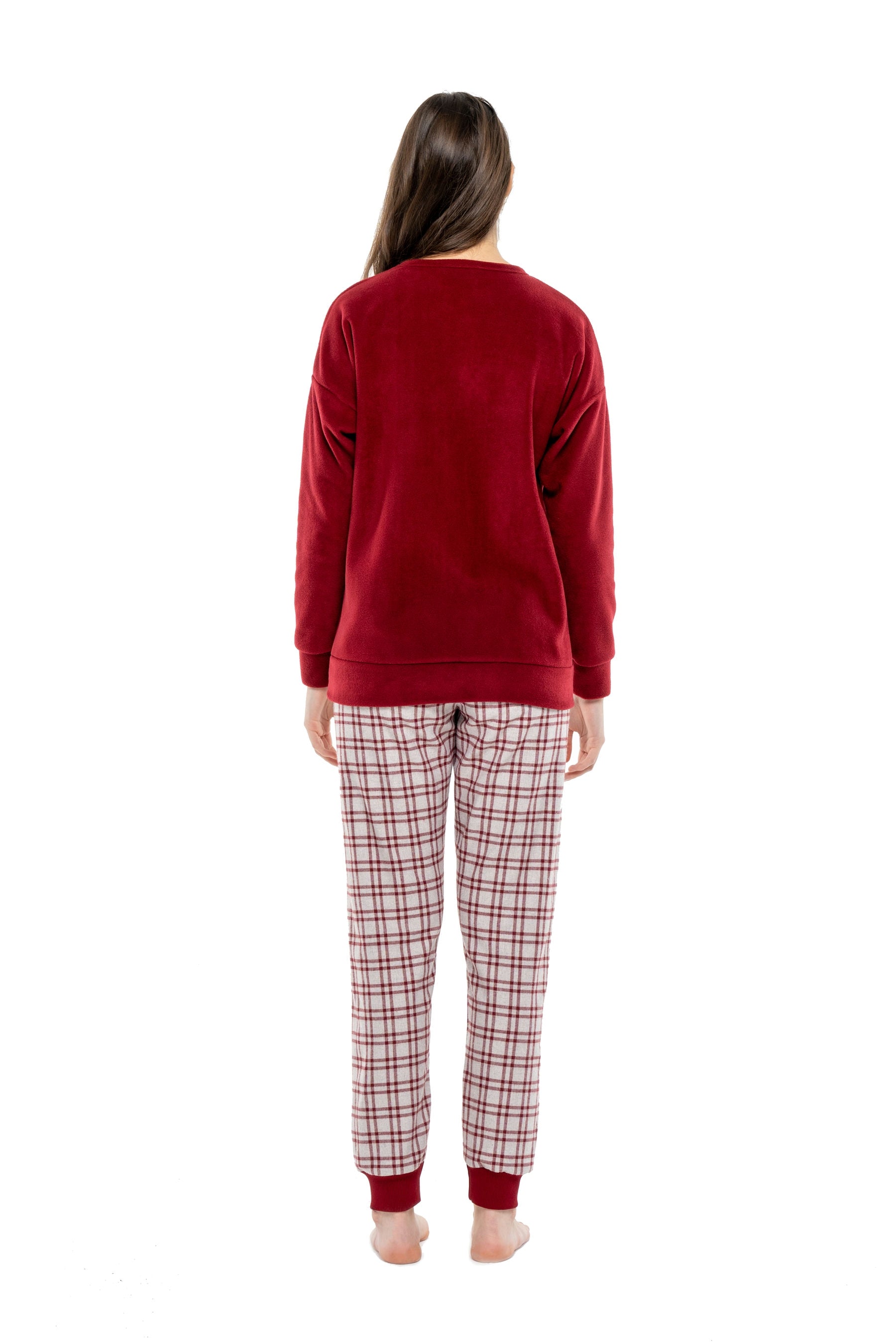 MOD Women Round Neck Pajama Set