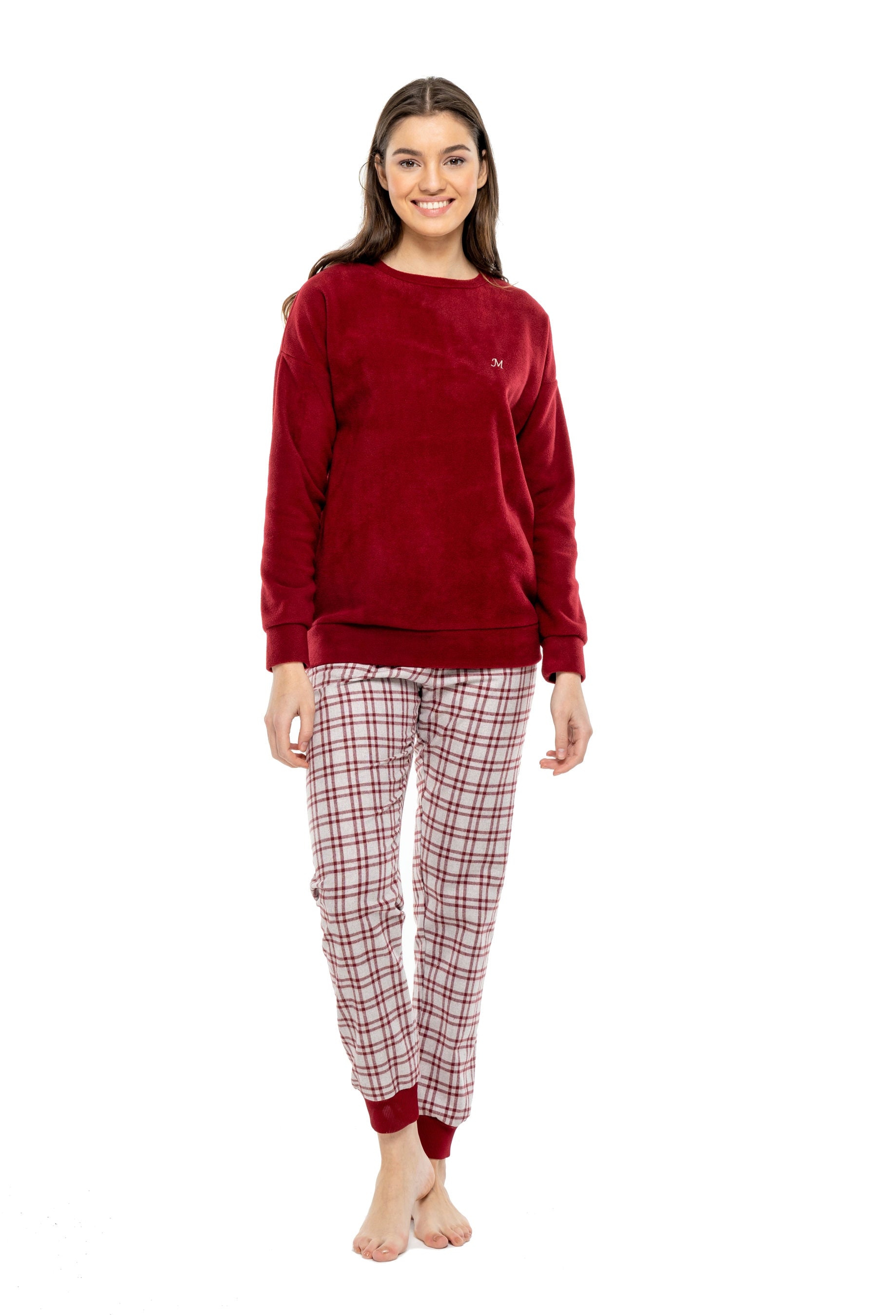 MOD Women Round Neck Pajama Set