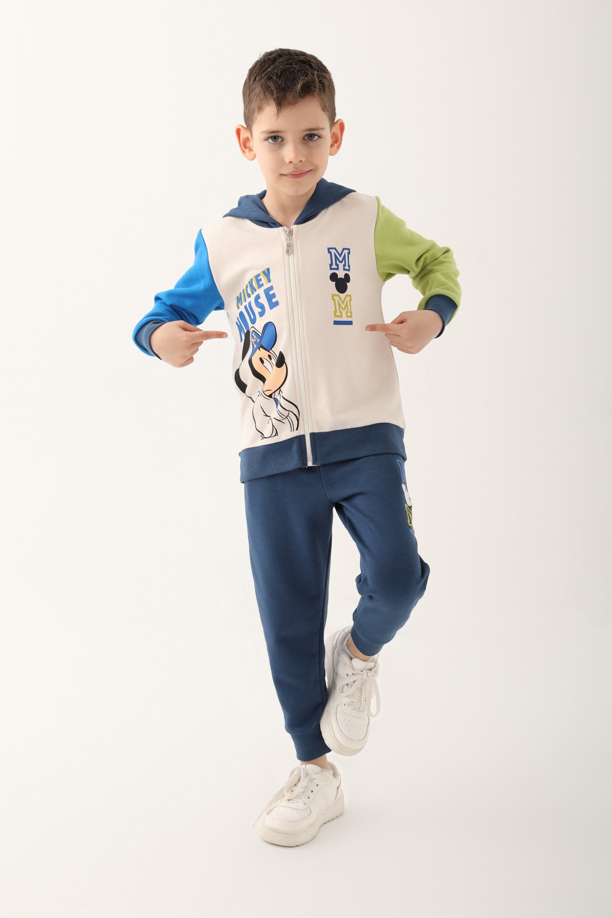 Mickey Mouse Boys Tracksuit Three Threads