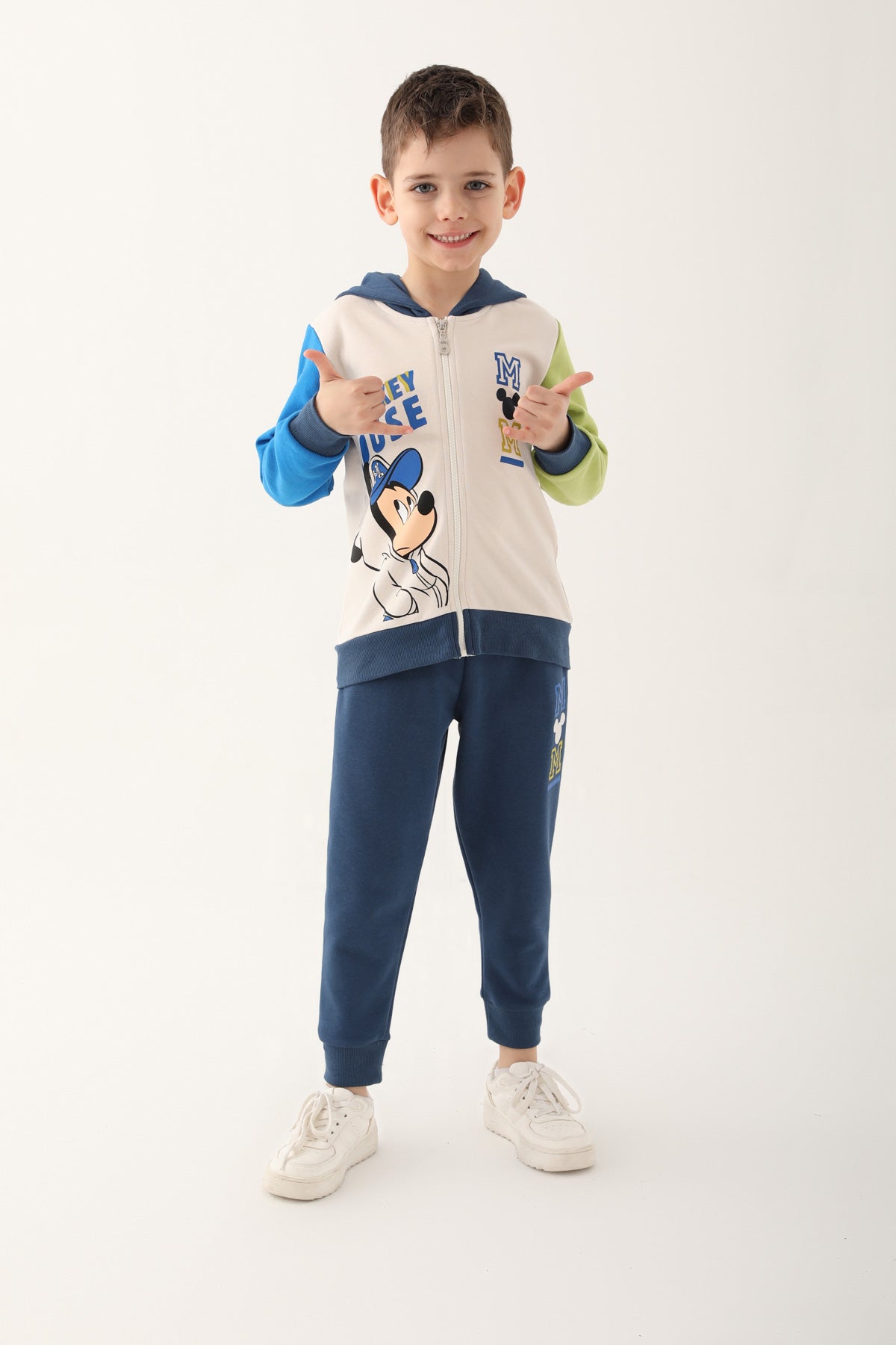 Mickey Mouse Boys Tracksuit Three Threads