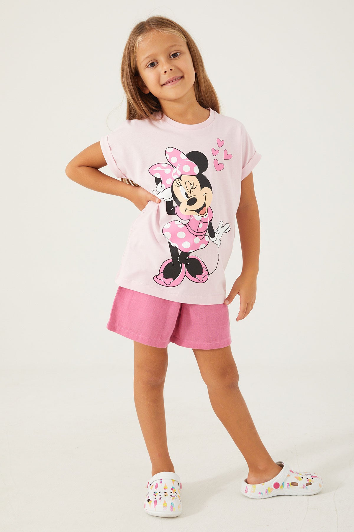 Minnie Mouse Girls Pajamas Shorts Set Supreme