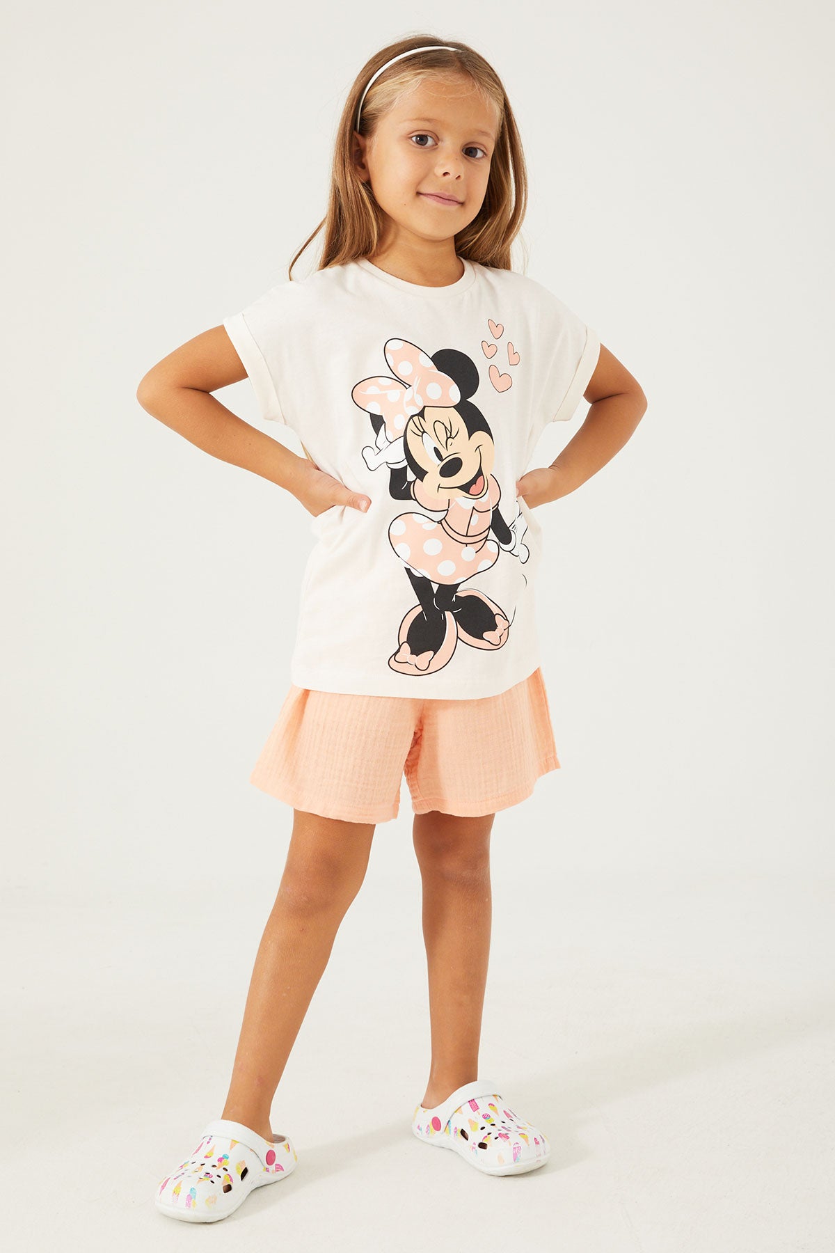Minnie Mouse Girls Pajamas Shorts Set Supreme