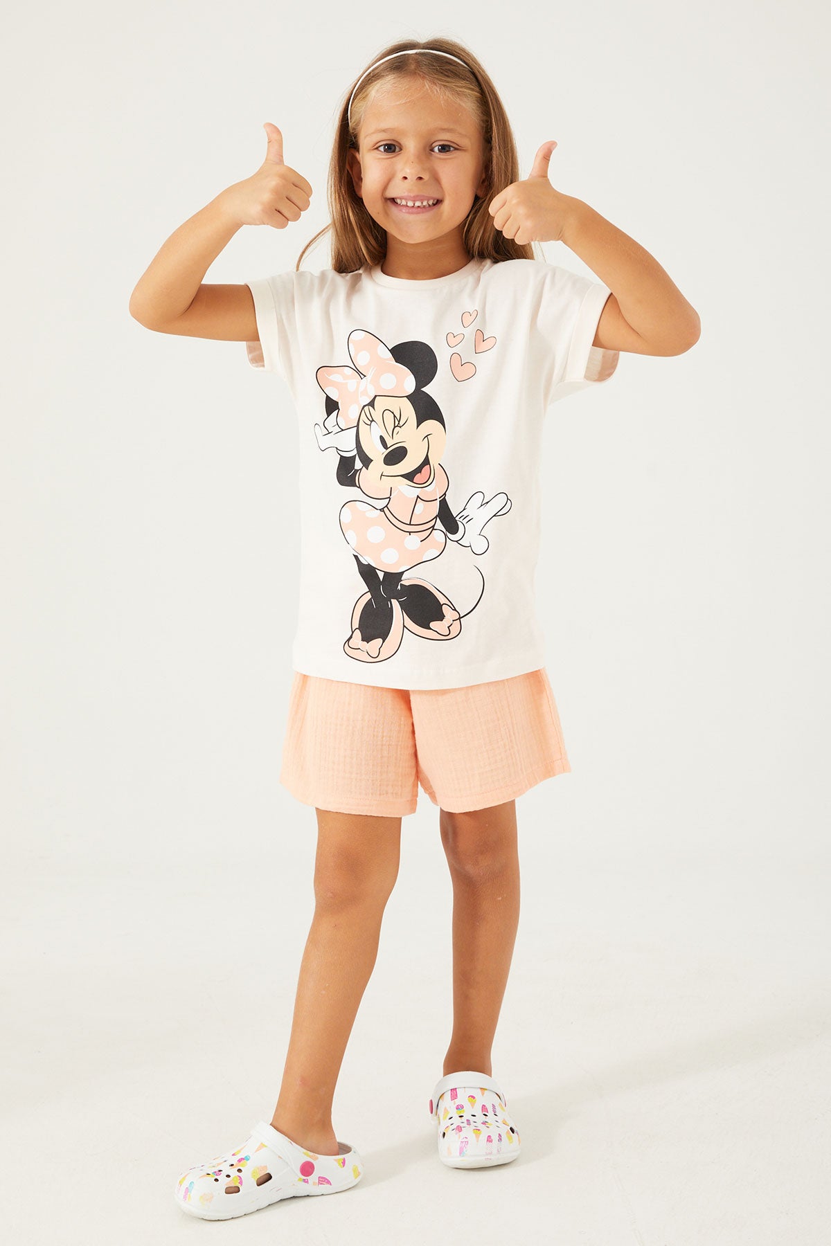 Minnie Mouse Girls Pajamas Shorts Set Supreme