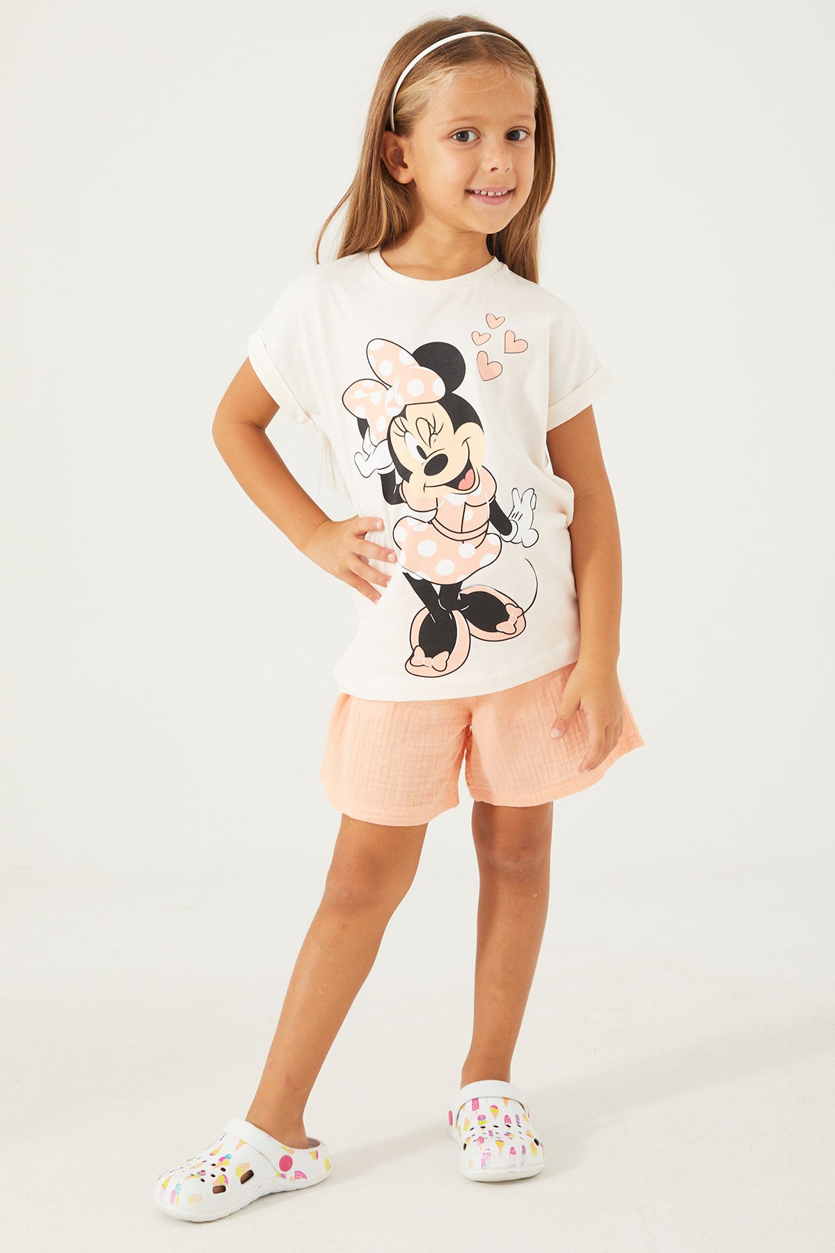 Minnie Mouse Girls Pajamas Shorts Set Supreme