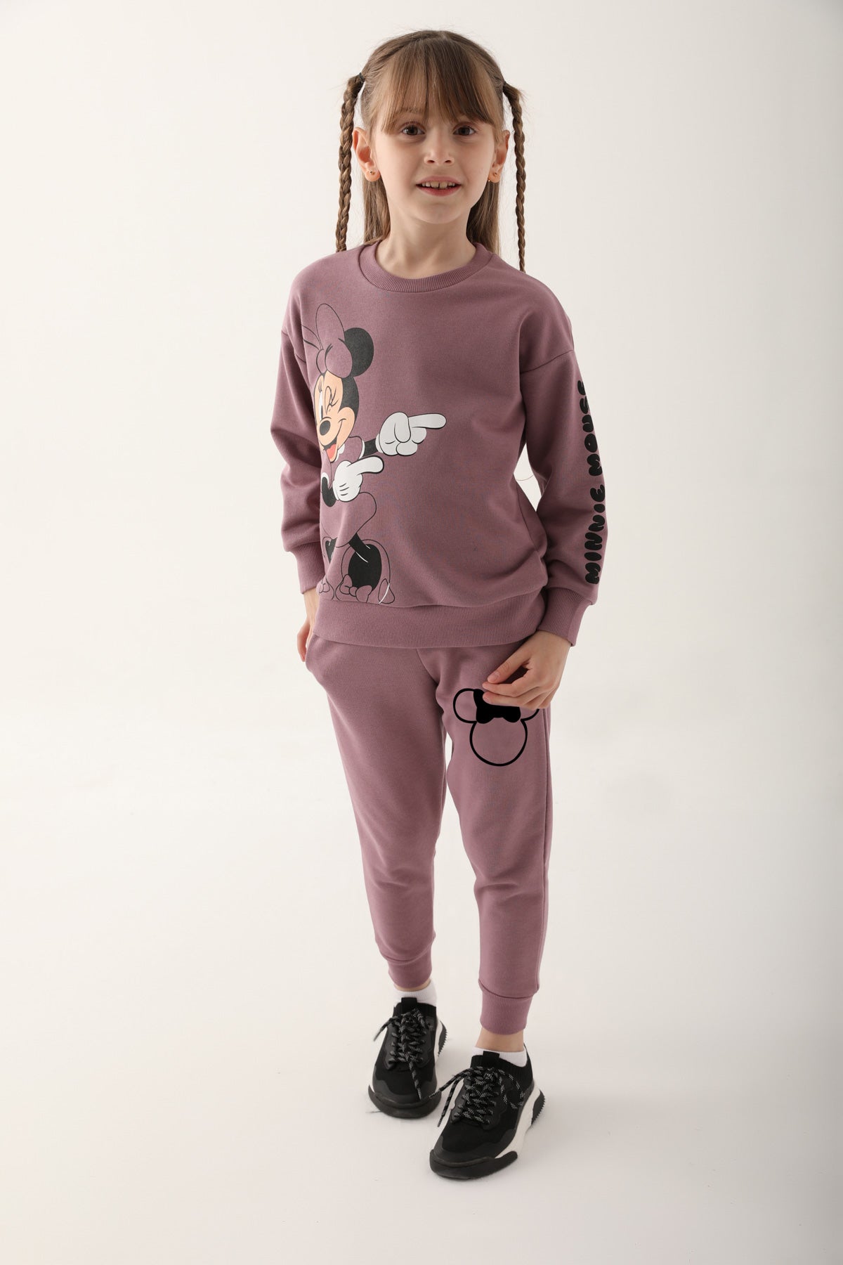 Minnie Mouse Girls Tracksuit Three Threads