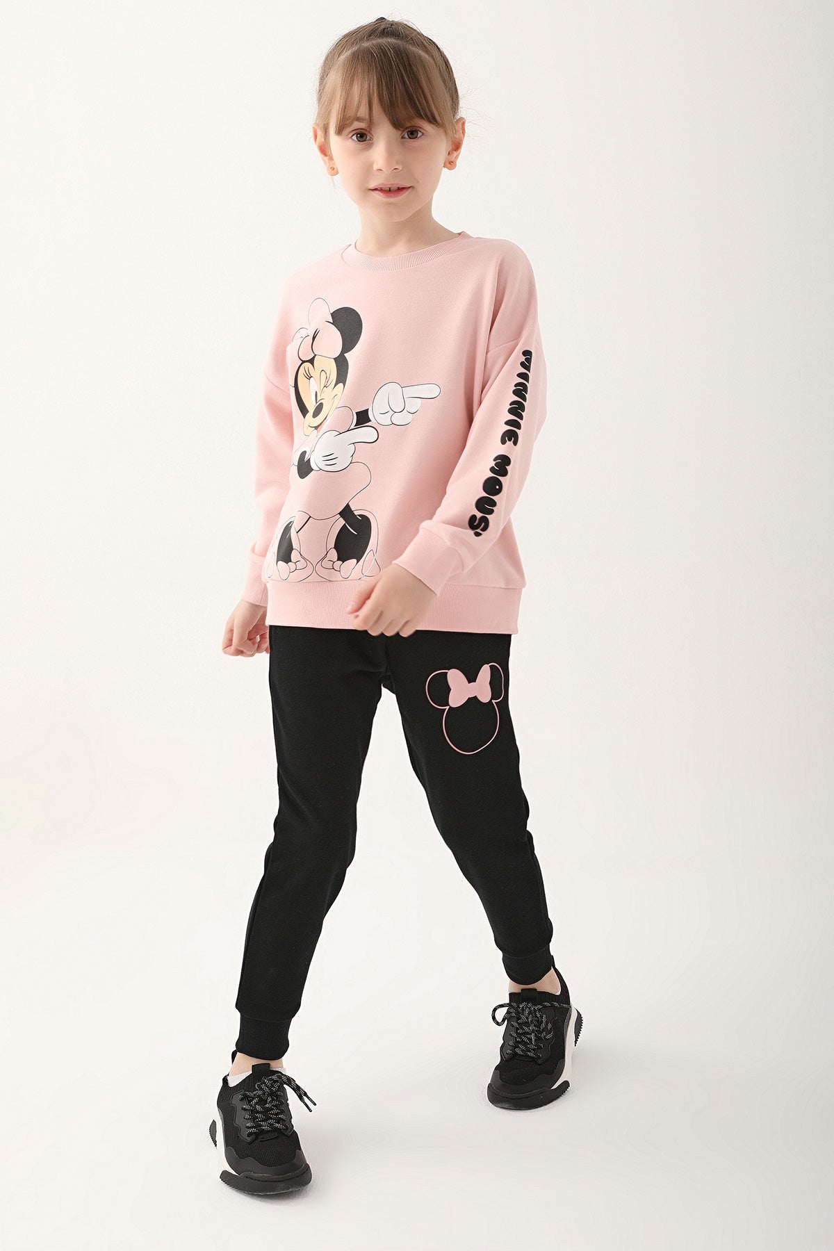 Minnie Mouse Girls Tracksuit Three Threads