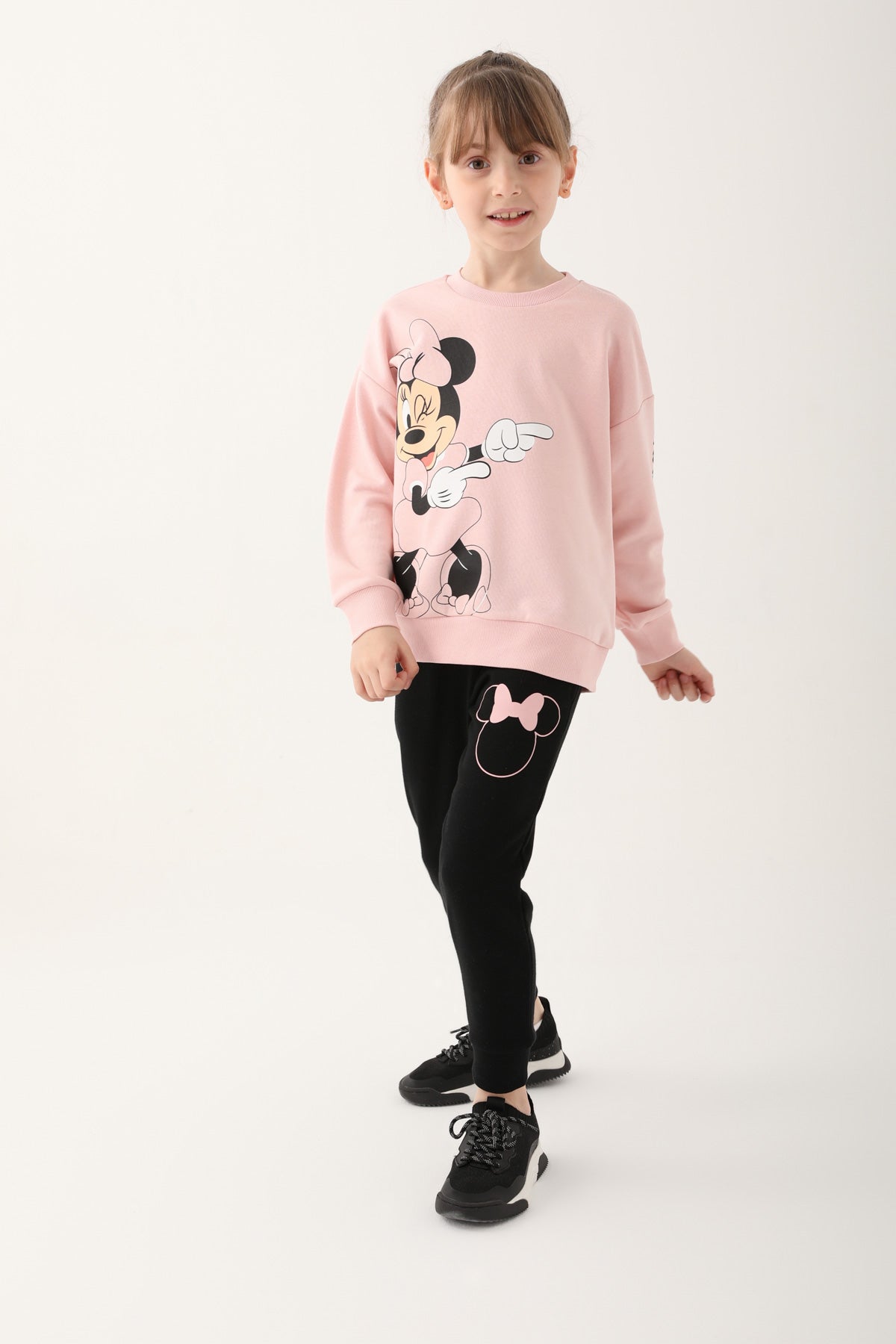 Minnie Mouse Girls Tracksuit Three Threads