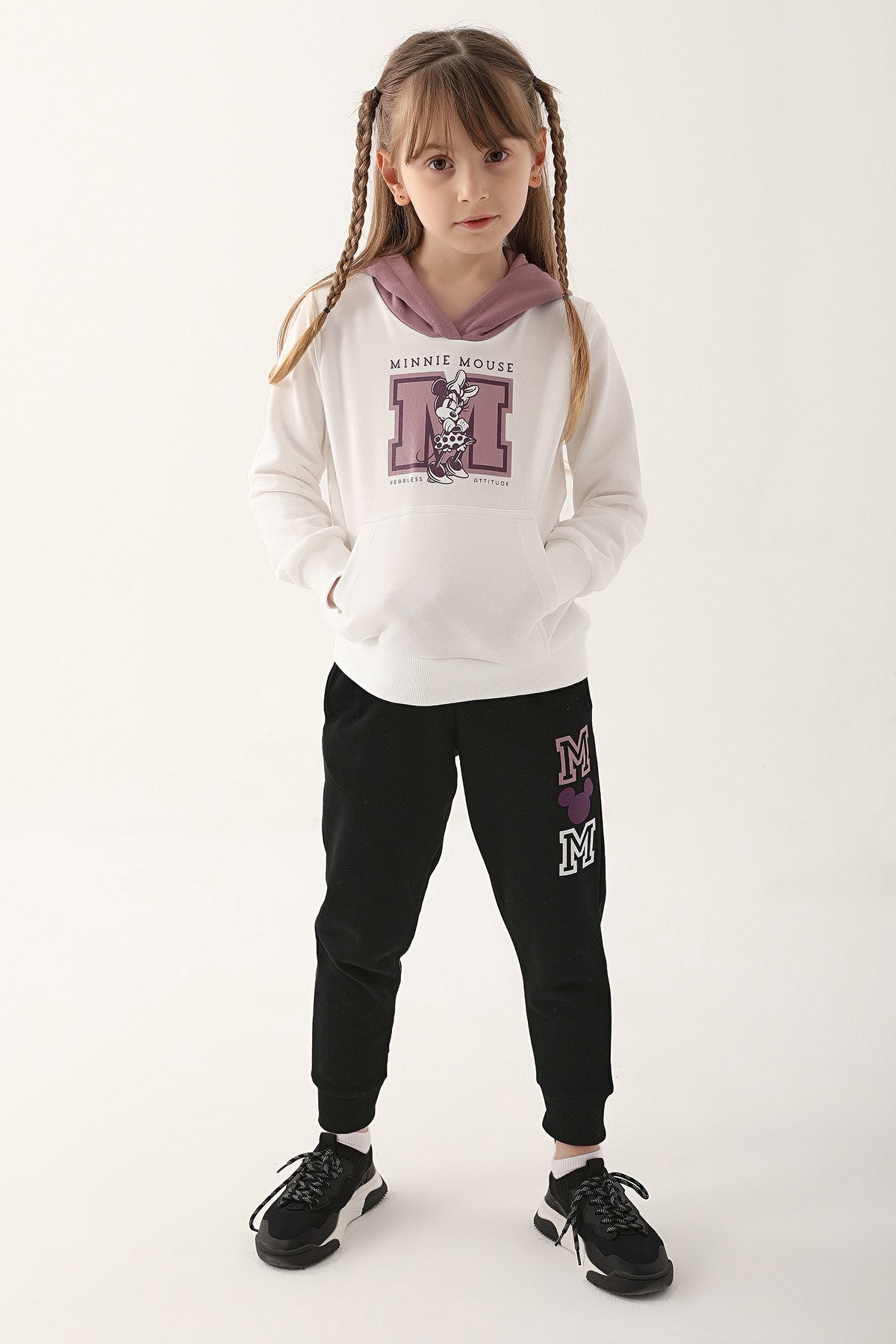 Minnie Mouse Girls Tracksuit Three Threads