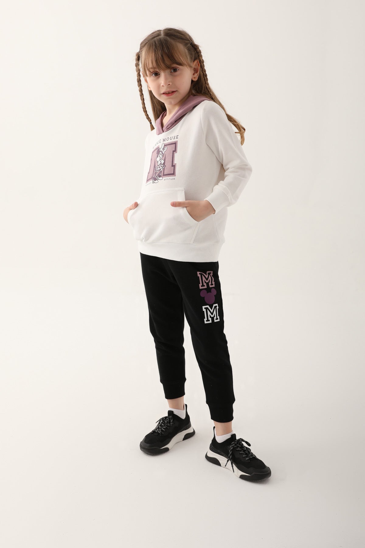 Minnie Mouse Girls Tracksuit Three Threads