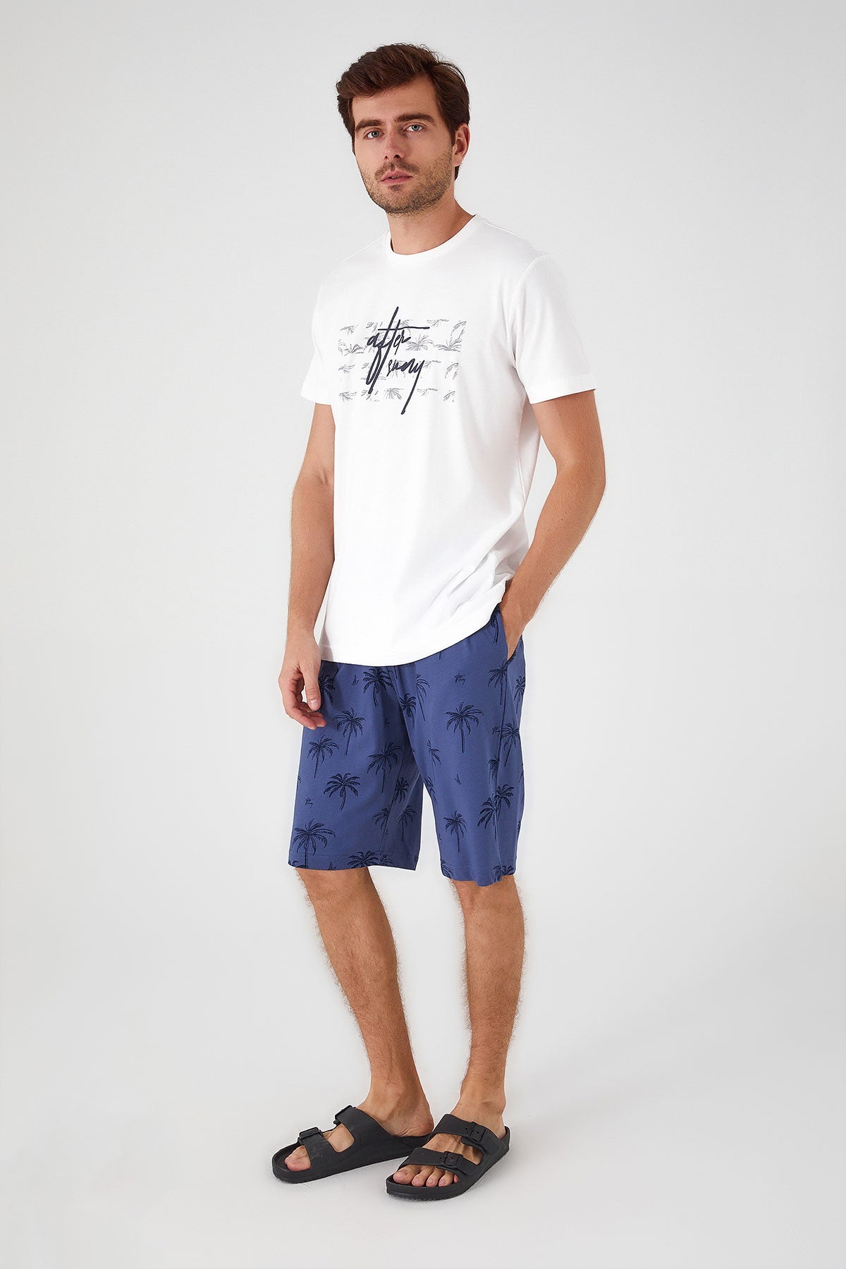 RolyPoly Men Pajama Bermuda Set