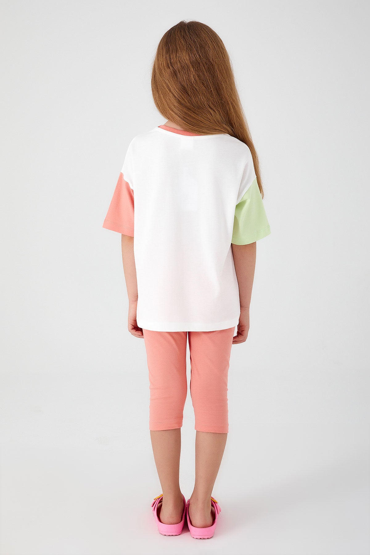 RolyPoly Girls Capri Pajamas Set Melange Supreme