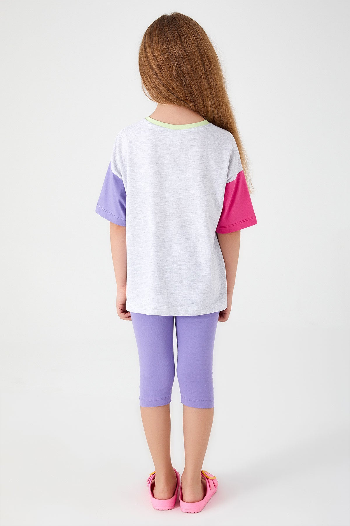 RolyPoly Girls Capri Pajamas Set Melange Supreme
