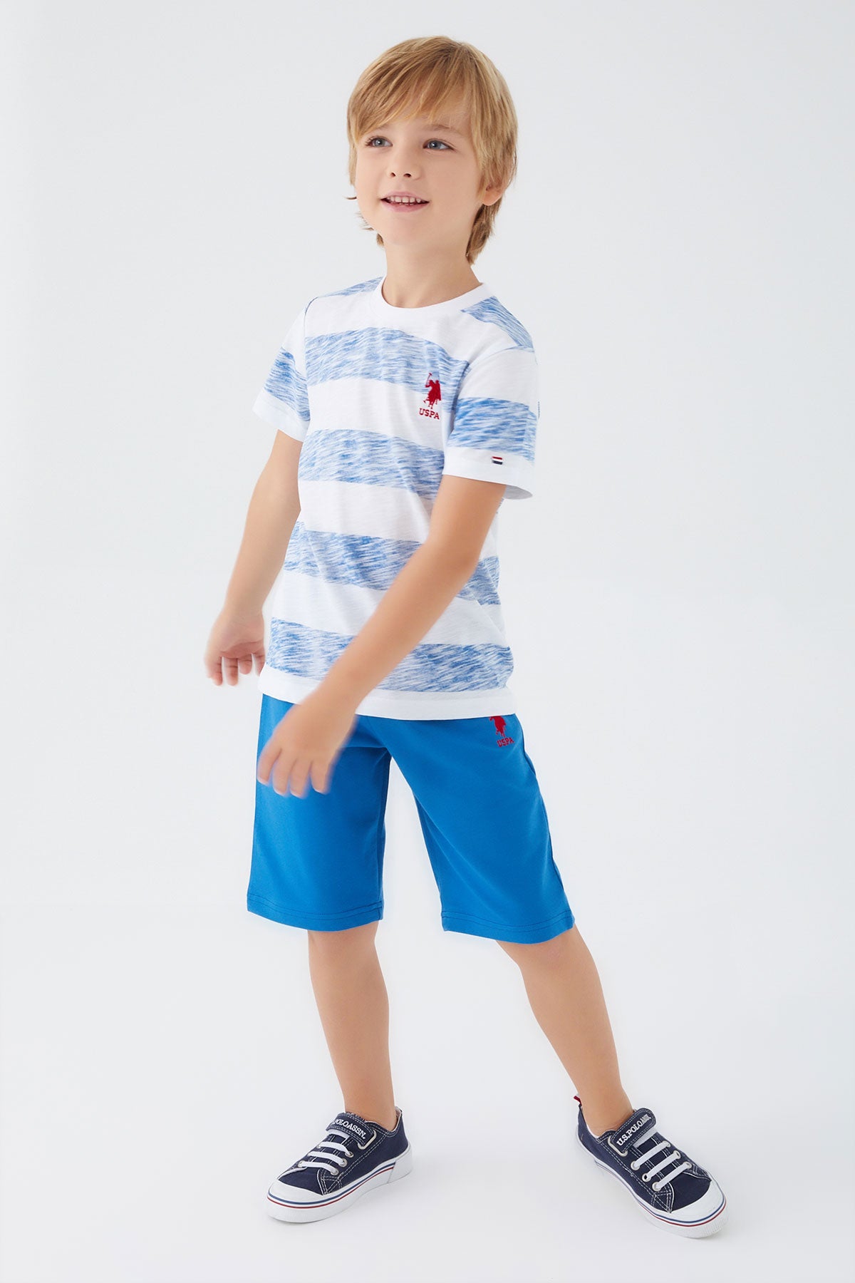 U.S. Polo Kids Boys Two Pieces Pajama Set Supreme
