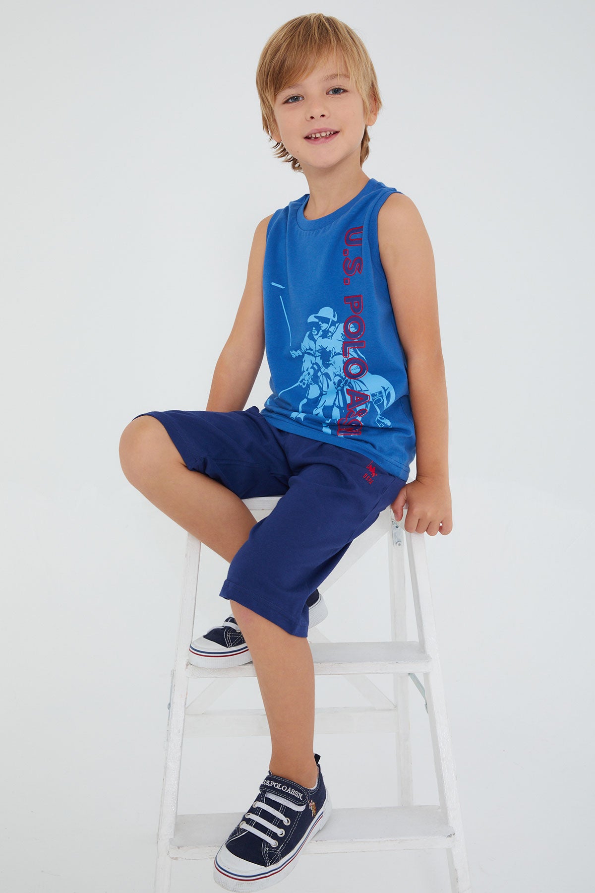 U.S. Polo Kids Boys Two Pieces Pajama Set Supreme