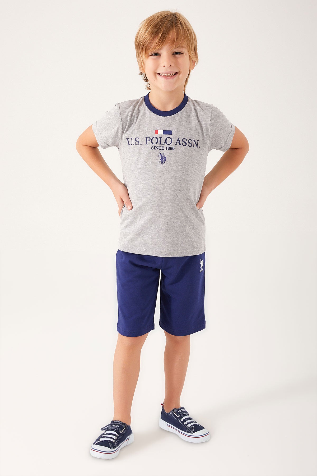 U.S. Polo Kids Boys Two Pieces Pajama Set Supreme