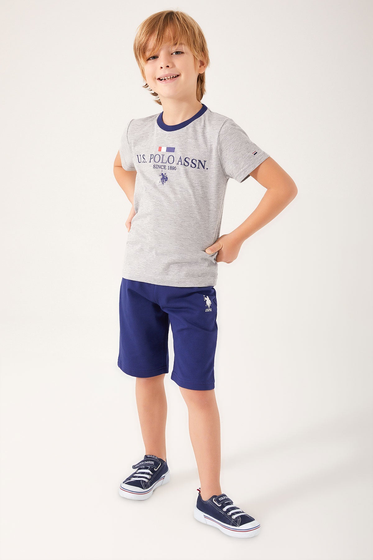U.S. Polo Kids Boys Two Pieces Pajama Set Supreme
