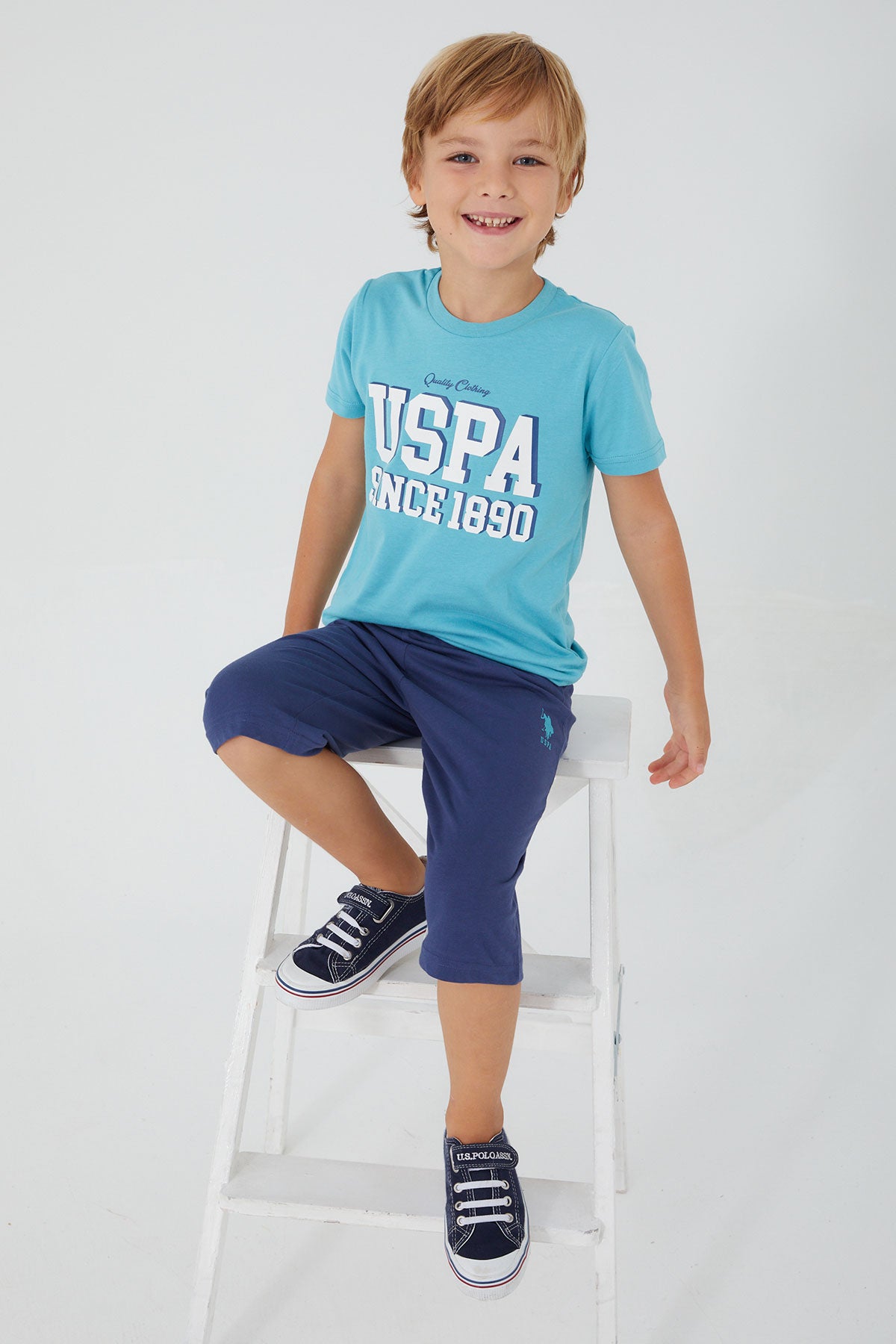 U.S. Polo Kids Boys Two Pieces Pajama Set Supreme