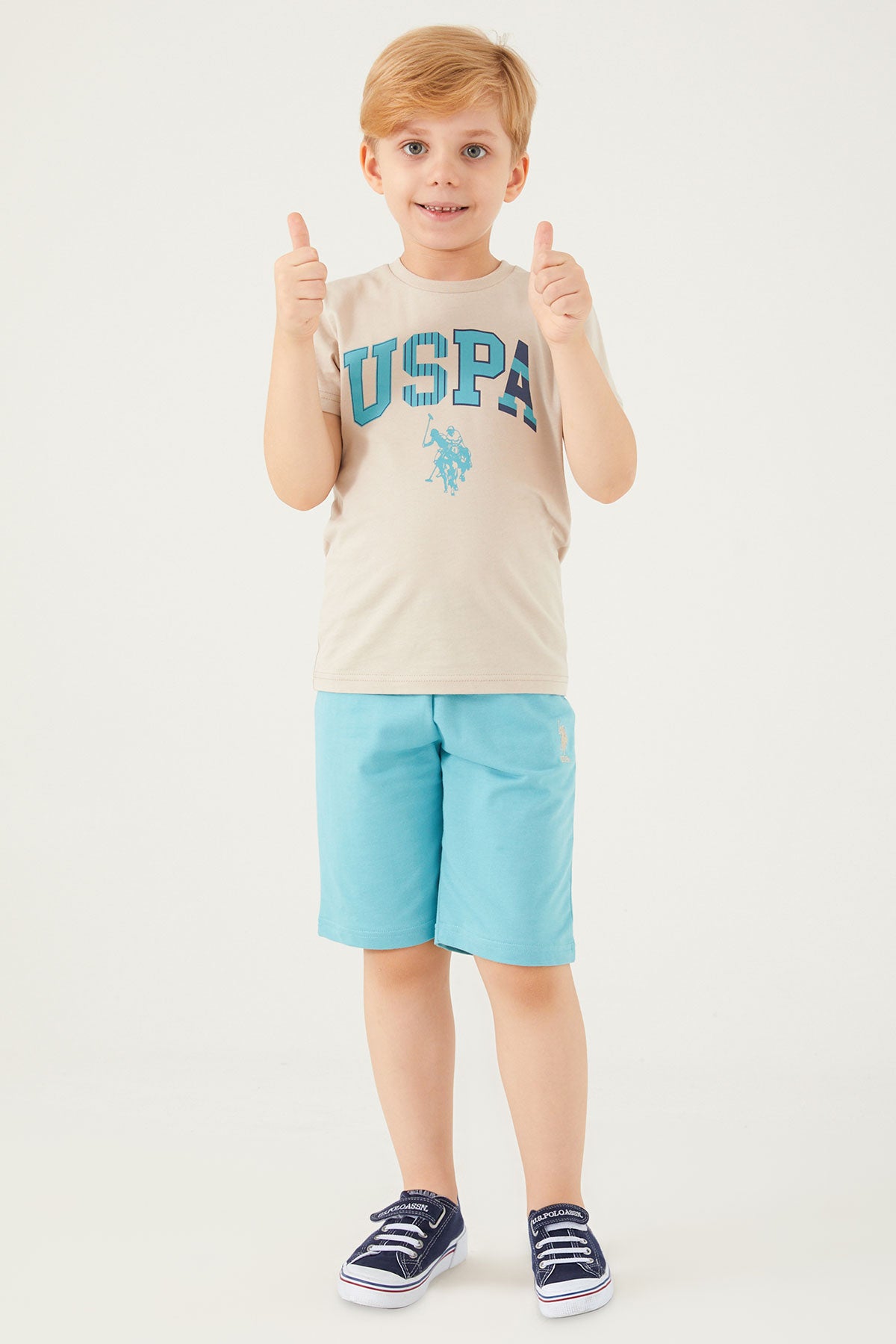 U.S. Polo Kids Boys Two Pieces Pajama Set Supreme
