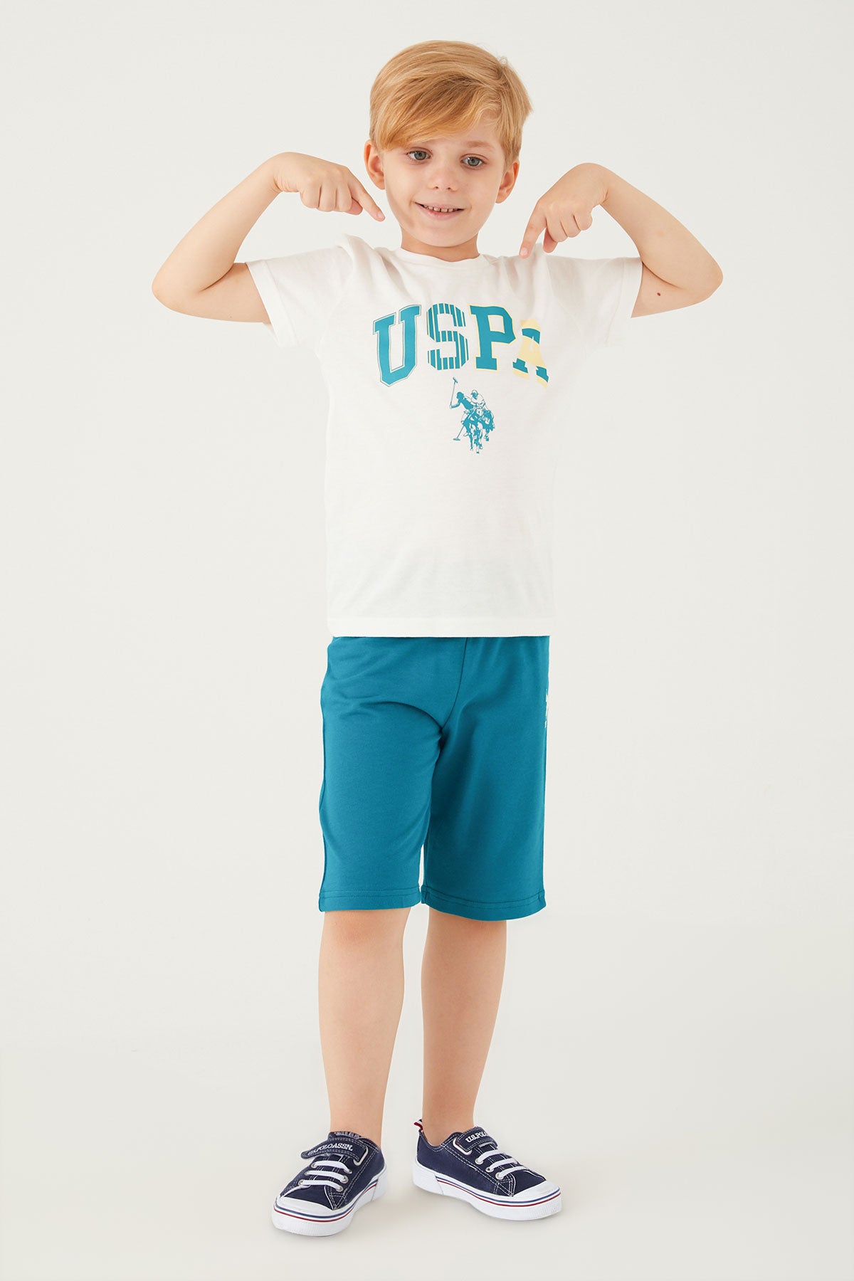 U.S. Polo Kids Boys Two Pieces Pajama Set Supreme
