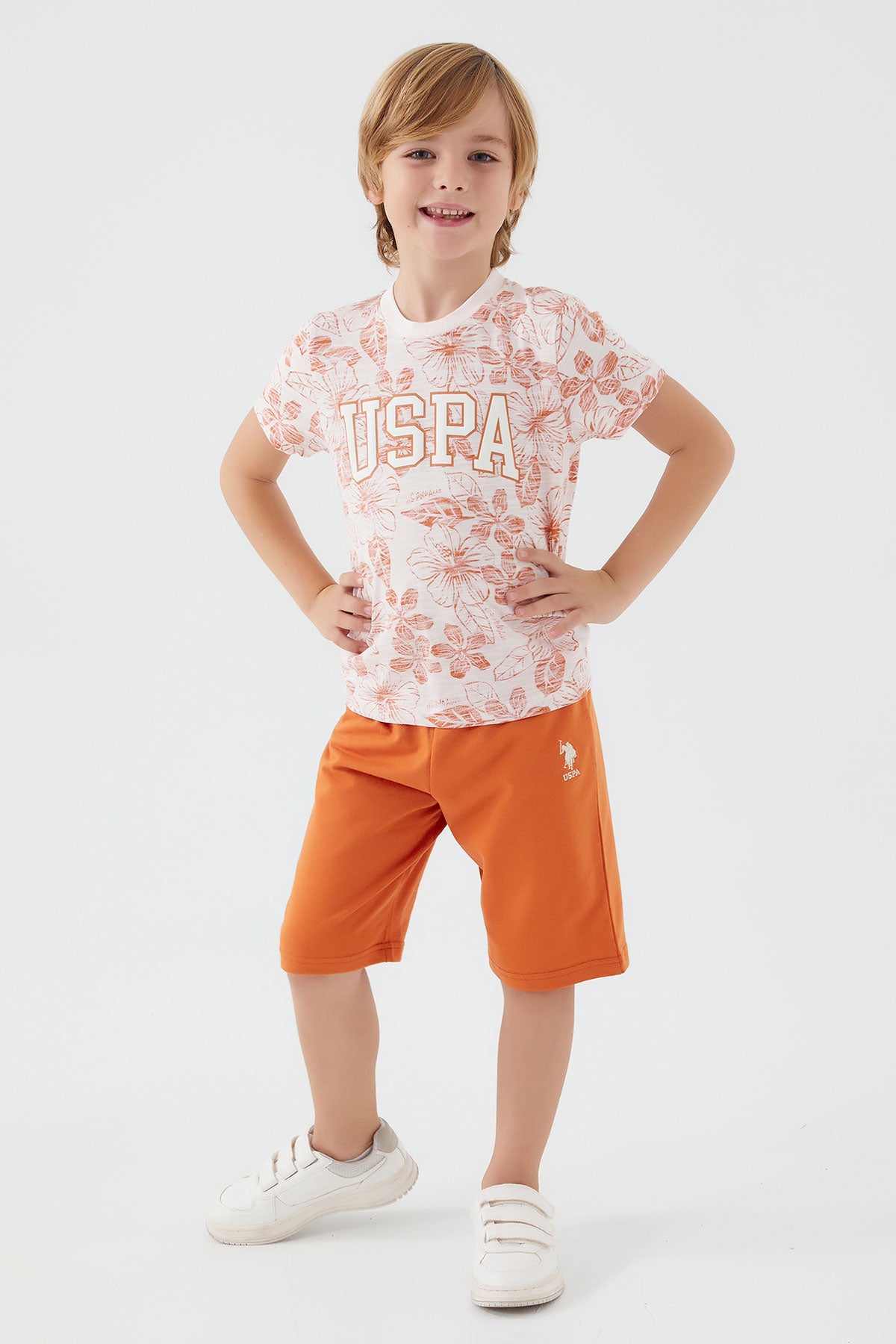 U.S. Polo Kids Boys Two Pieces Pajama Set Supreme