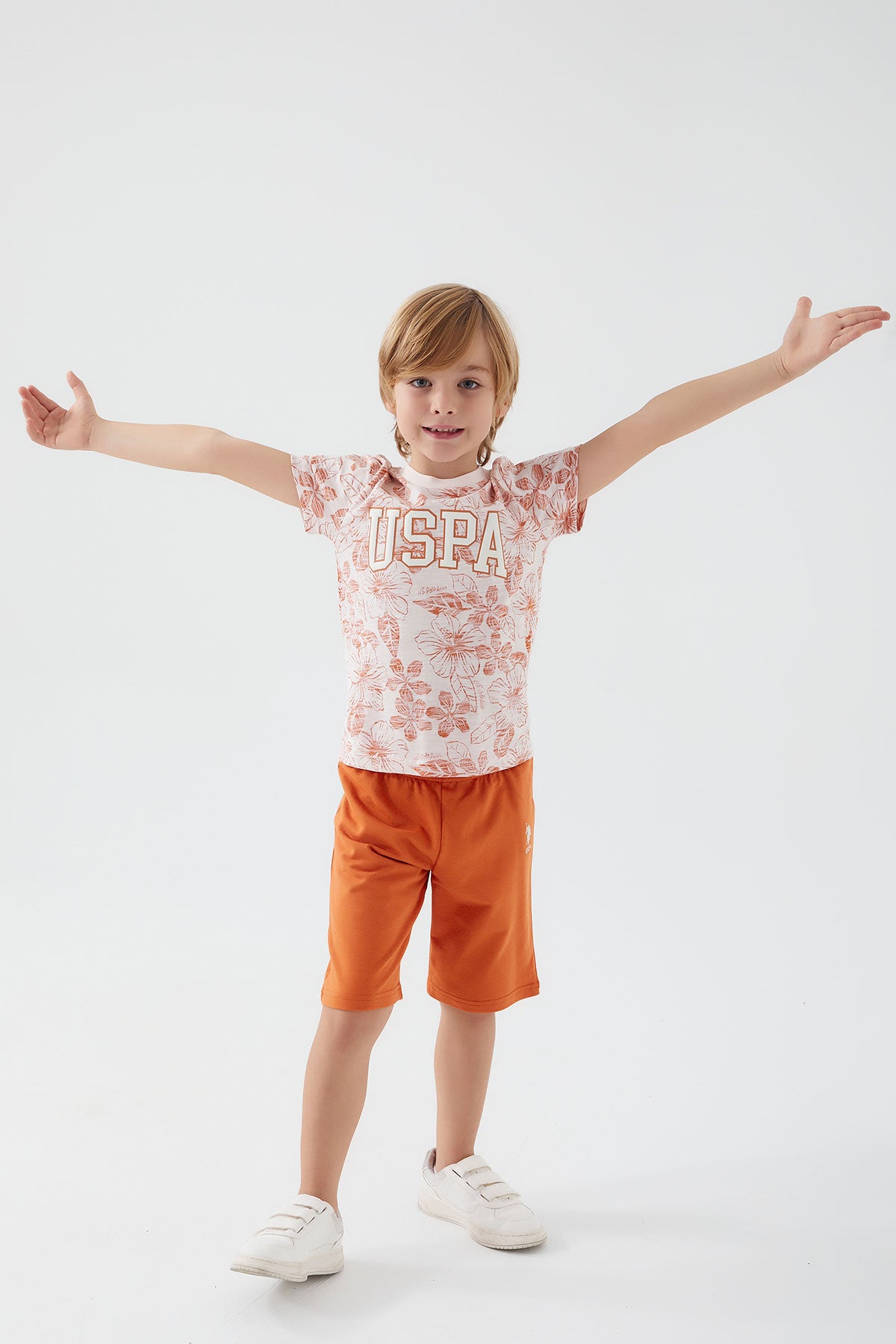 U.S. Polo Kids Boys Two Pieces Pajama Set Supreme