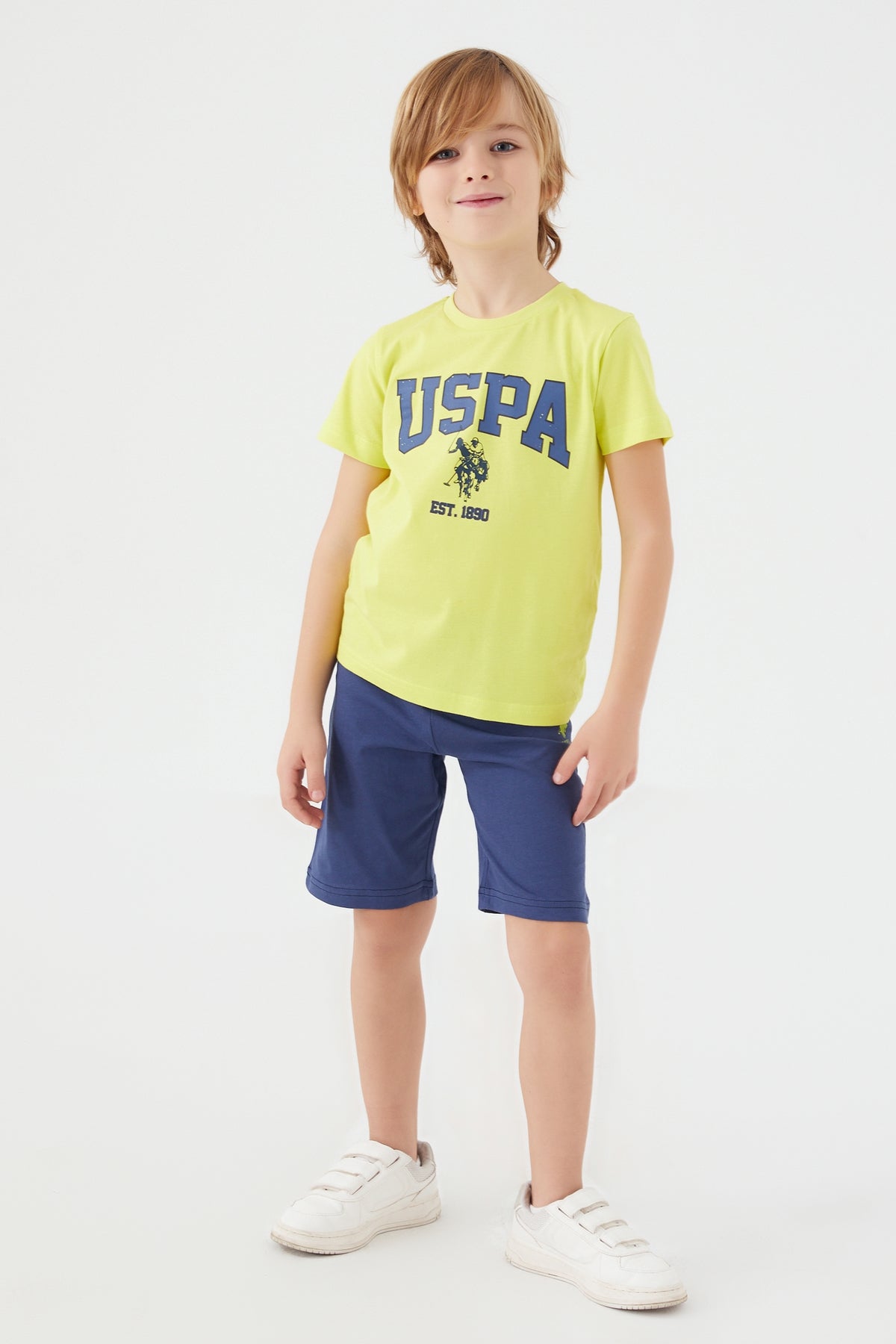 U.S. Polo Kids Boys Two Pieces Pajama Set Supreme