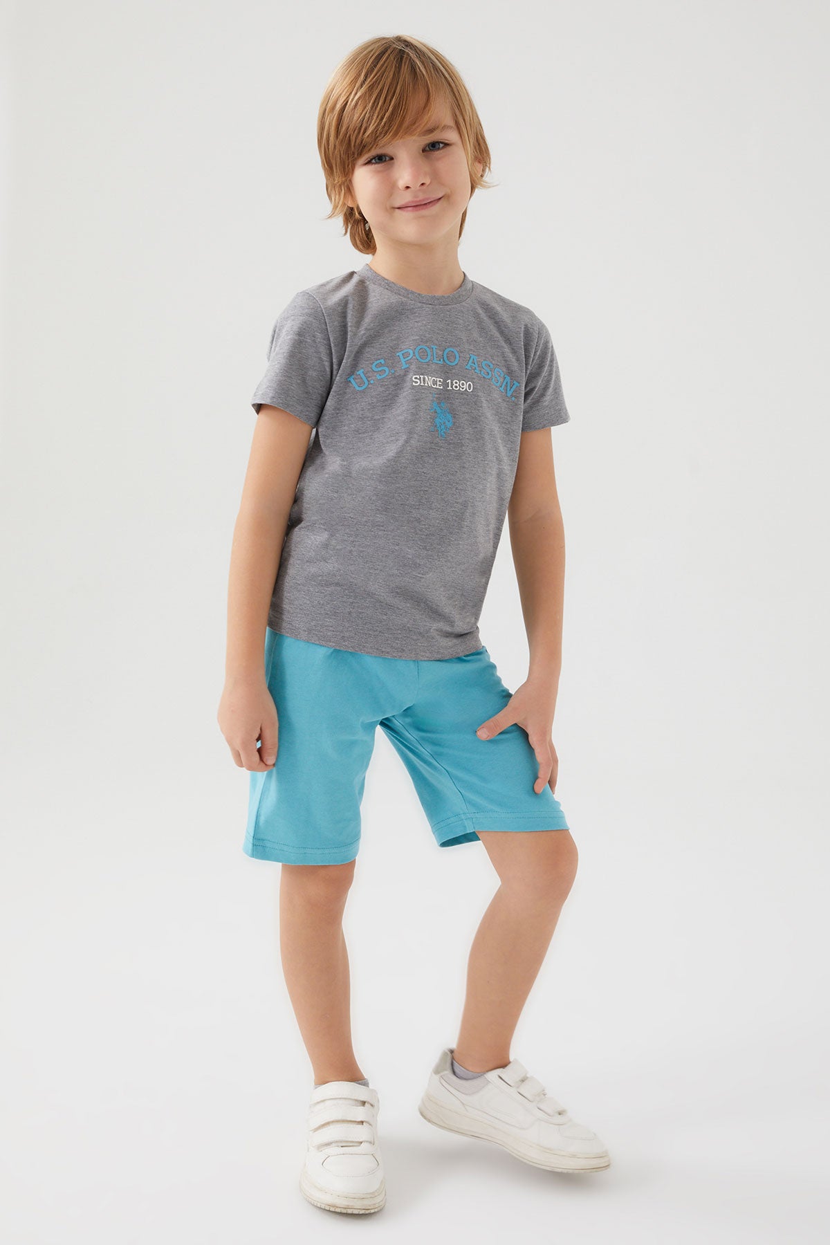 U.S. Polo Kids Boys Two Pieces Pajama Set Supreme