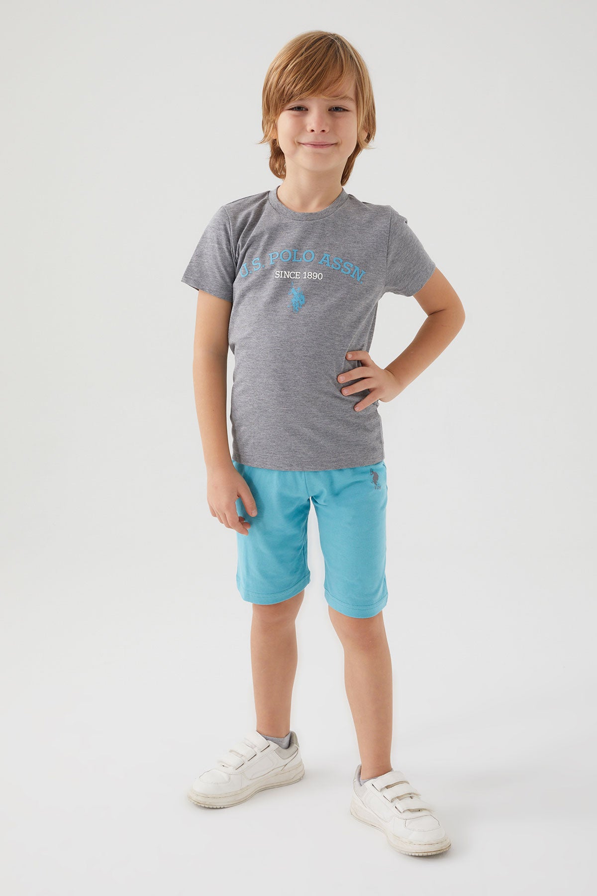 U.S. Polo Kids Boys Two Pieces Pajama Set Supreme