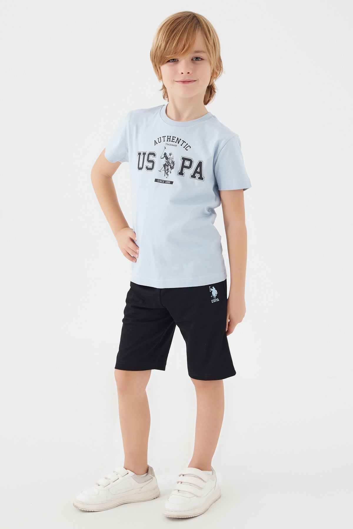 U.S. Polo Kids Boys Two Pieces Pajama Set Supreme
