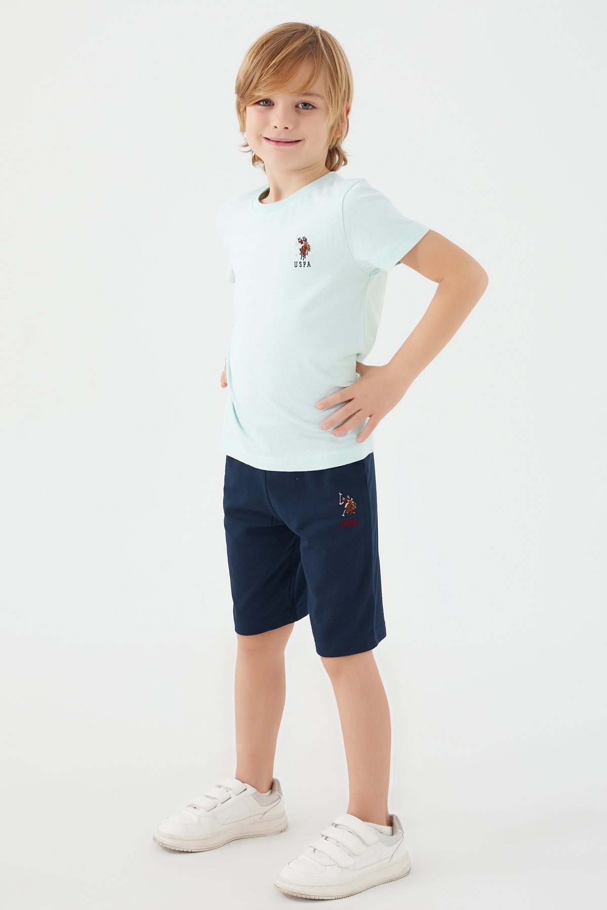 U.S. Polo Kids Boys Two Pieces Pajama Set Supreme