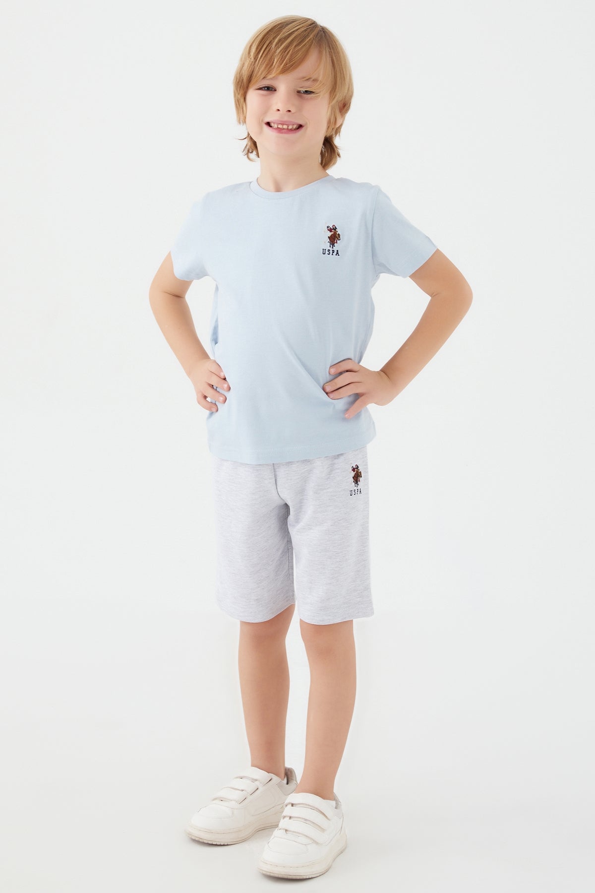 U.S. Polo Kids Boys Two Pieces Pajama Set Supreme