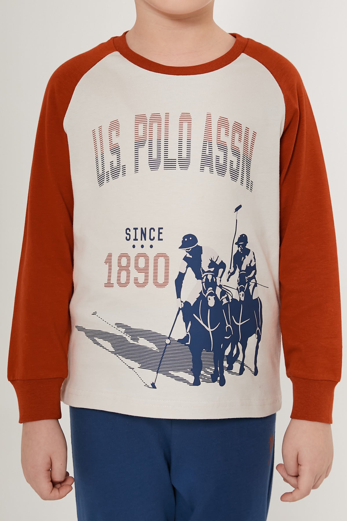 U.S. Polo Kids Boys Pyjama Set Melange Supreme