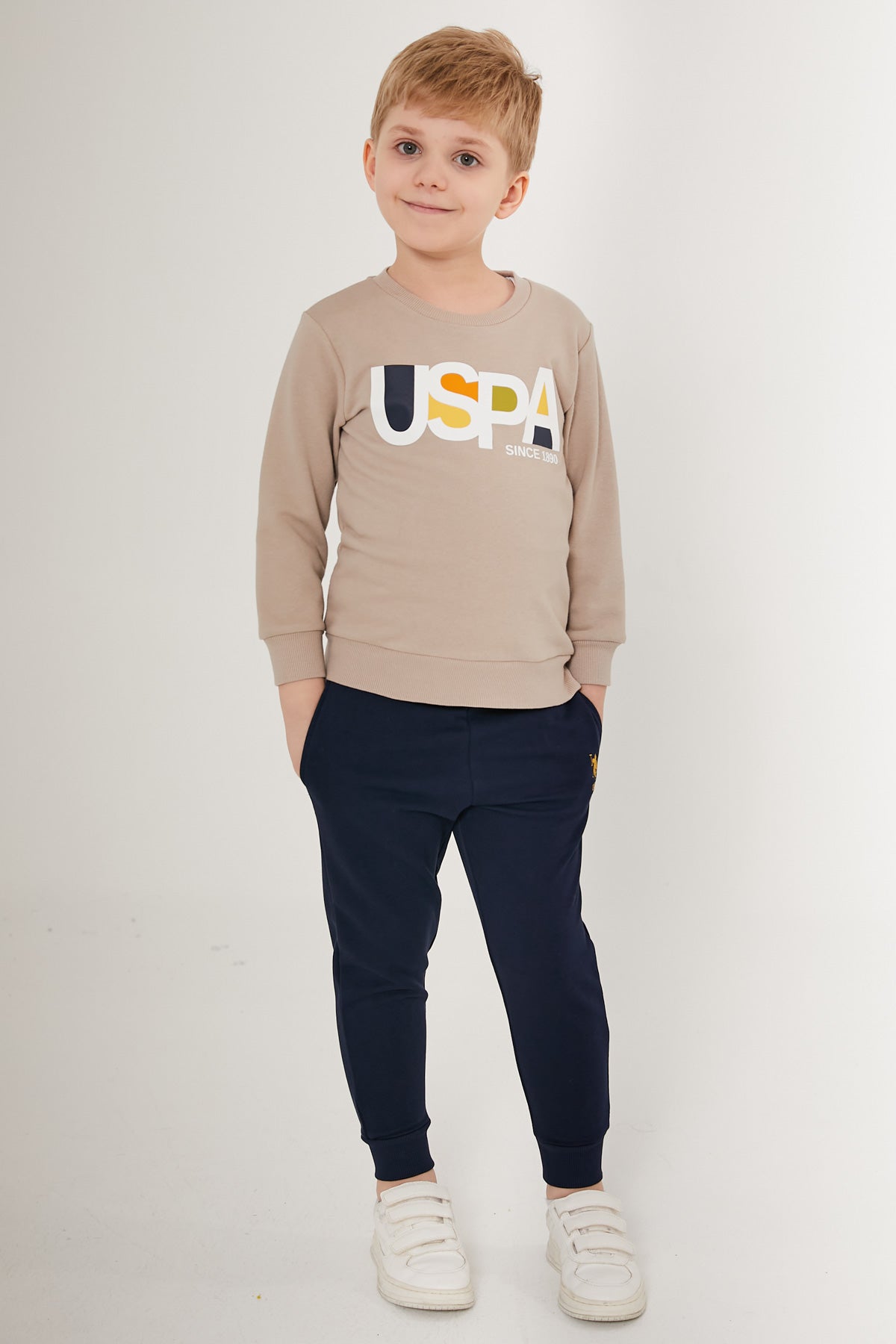 U.S. Polo Kids Boys Two Pieces Pajama Set