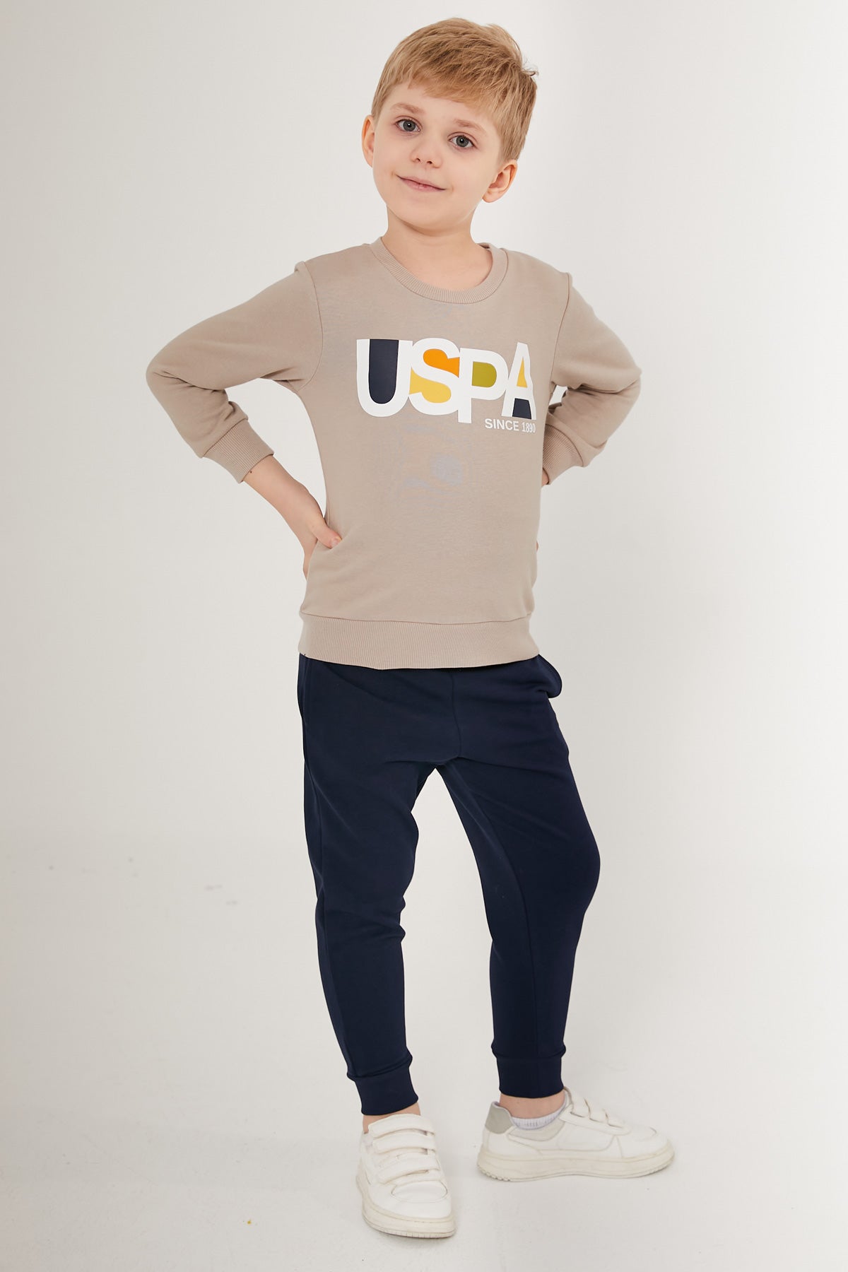 U.S. Polo Kids Boys Two Pieces Pajama Set